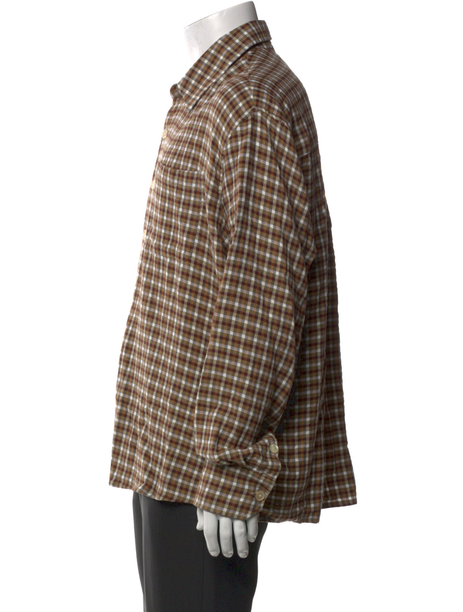 Our Legacy Plaid Print Long Sleeve Shirt