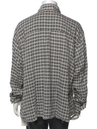 Our Legacy Plaid Print Long Sleeve Shirt