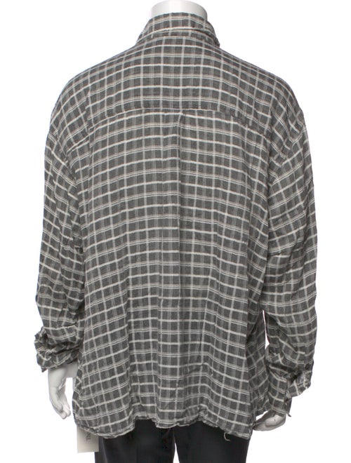 Our Legacy Plaid Print Long Sleeve Shirt