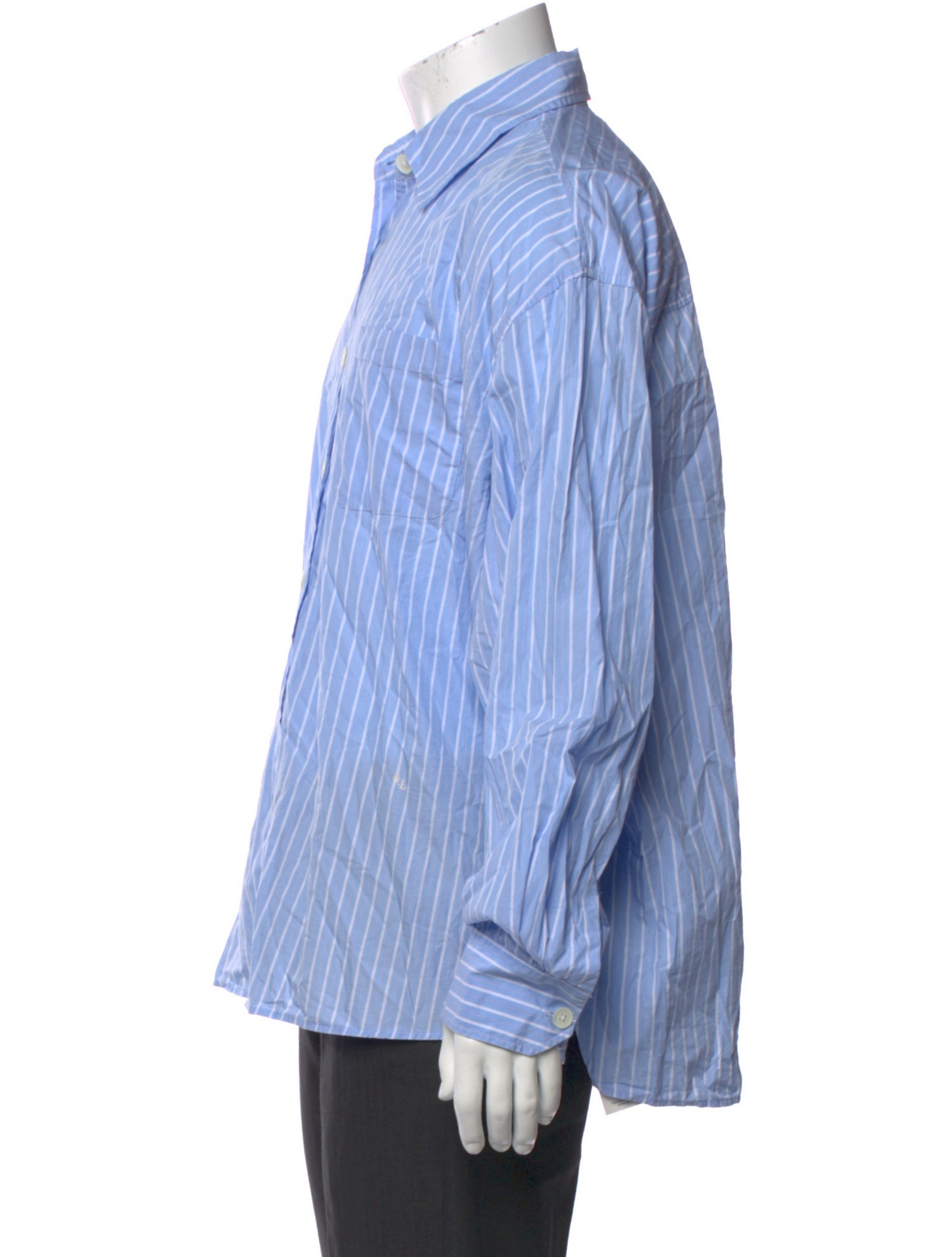 Our Legacy Striped Long Sleeve Dress Shirt