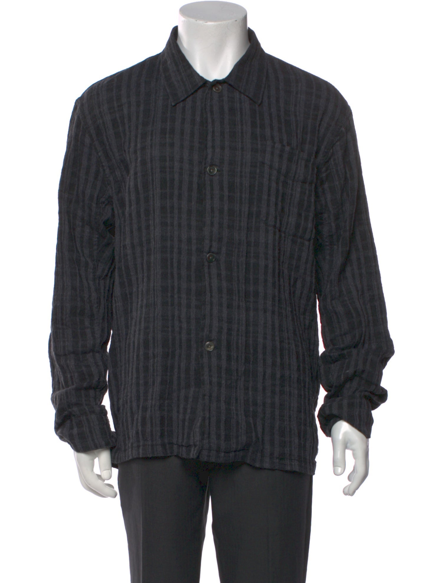 Our Legacy Plaid Print Long Sleeve Shirt