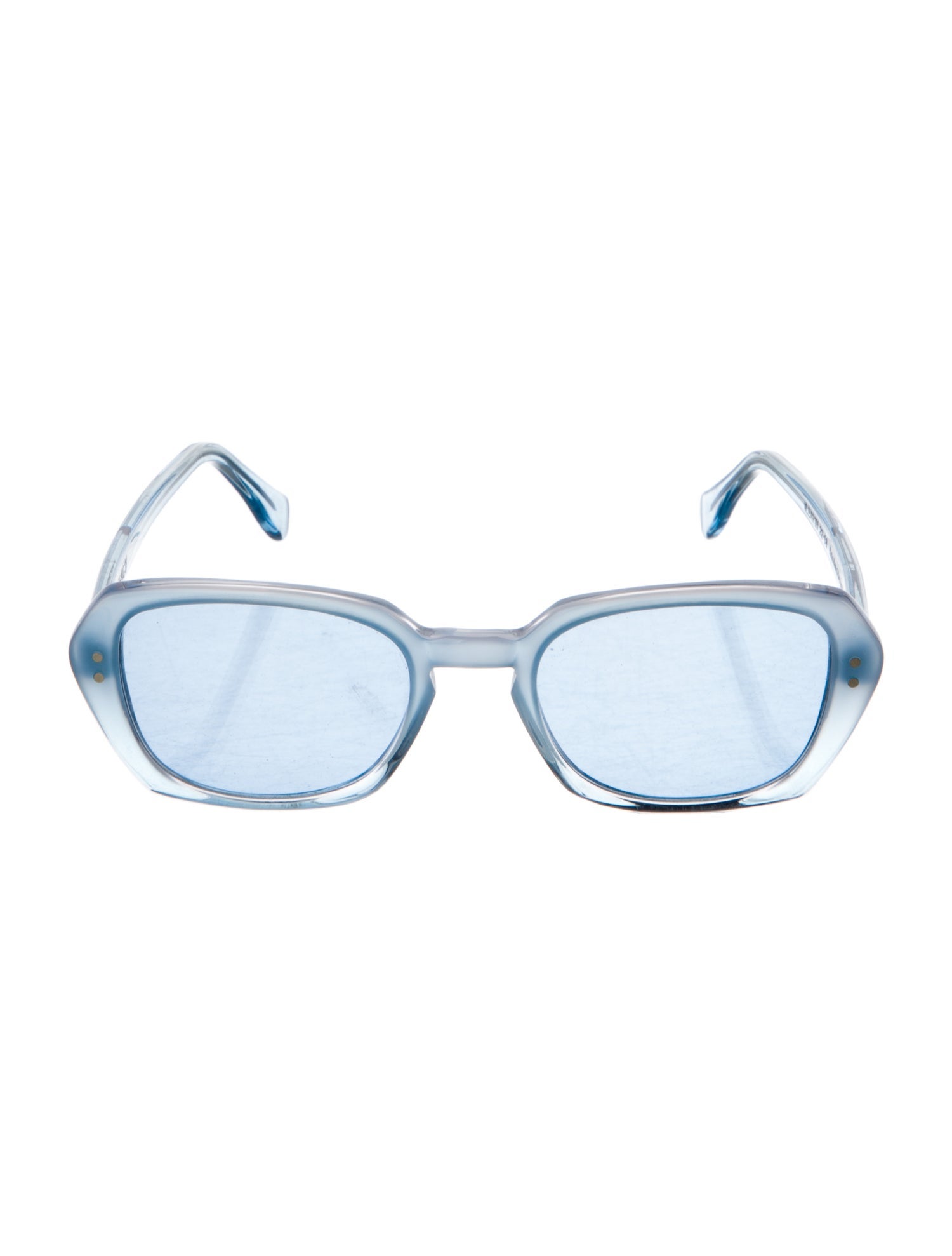 Our Legacy 'Ice Pop Blueberry' Square Sunglasses