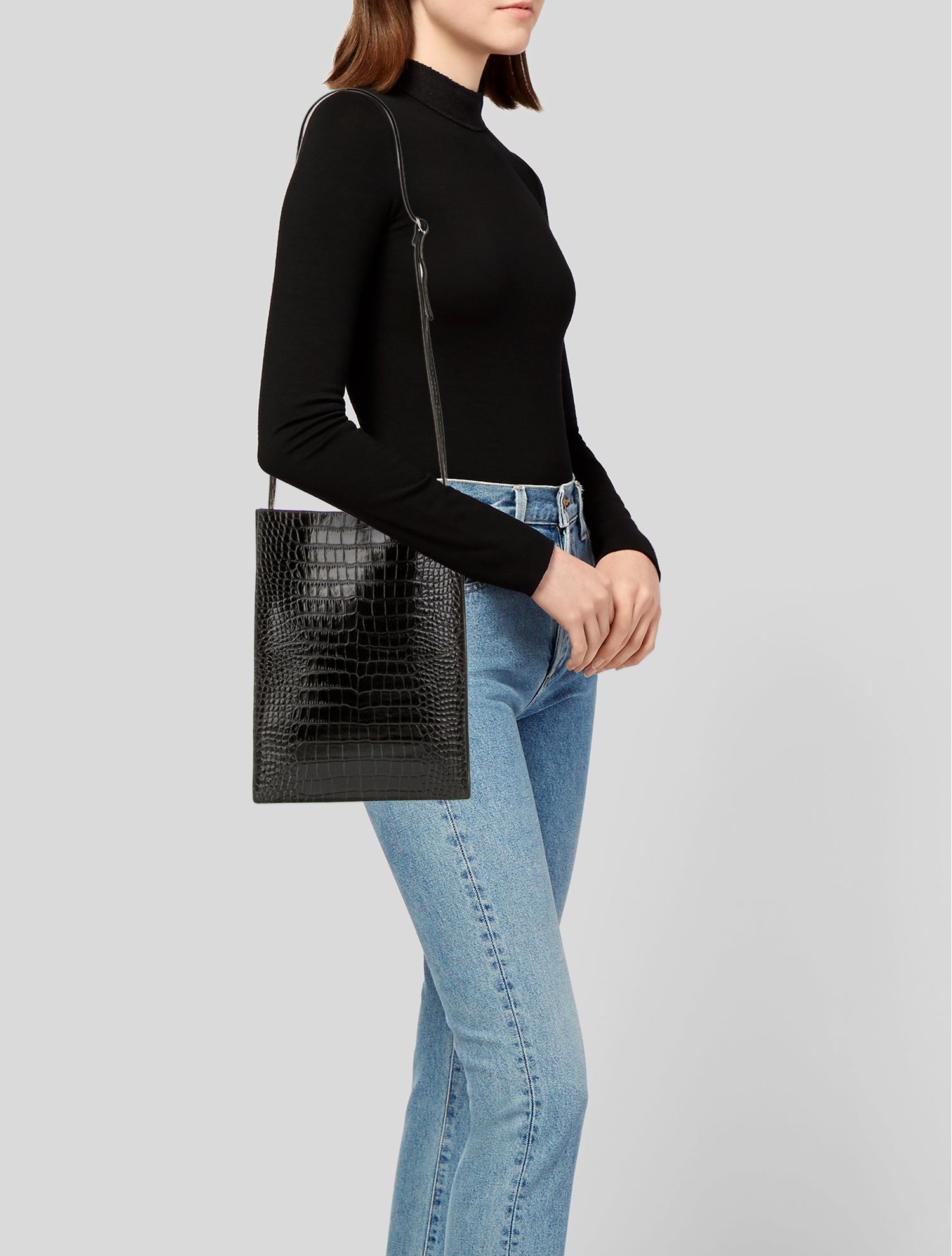 Our Legacy Embossed Leather Crossbody Bag