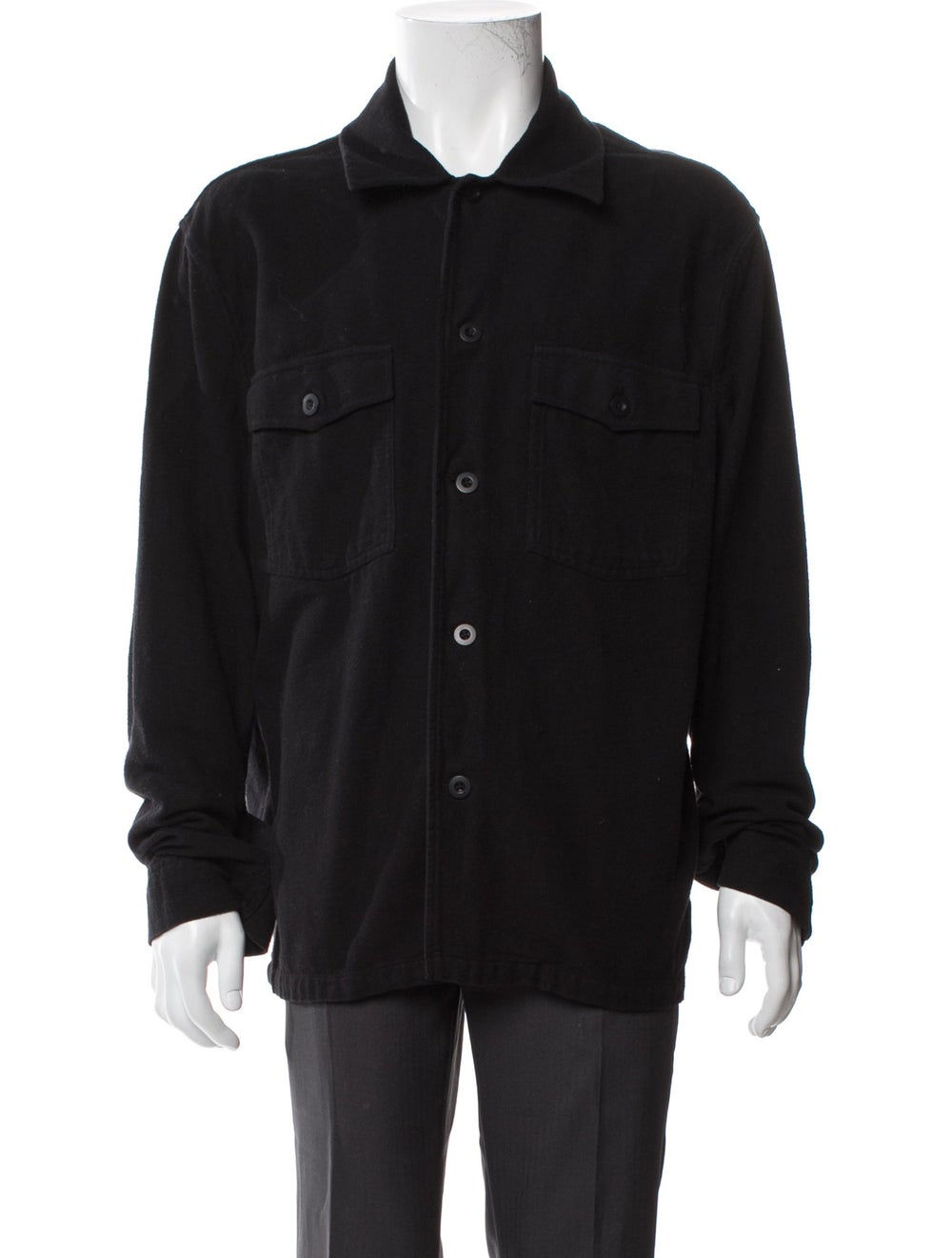 Our Legacy Jacket Black Point Collar Patch Pockets - image 1