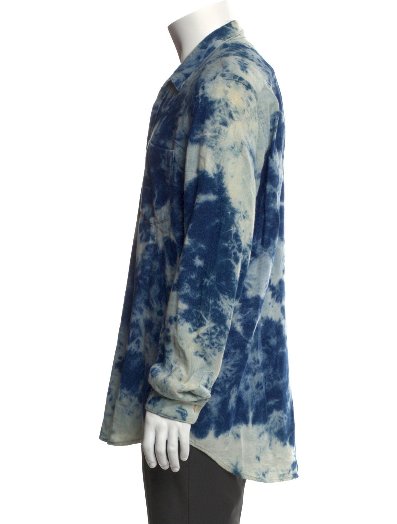 Our Legacy Tie-Dye Print Long Sleeve Shirt