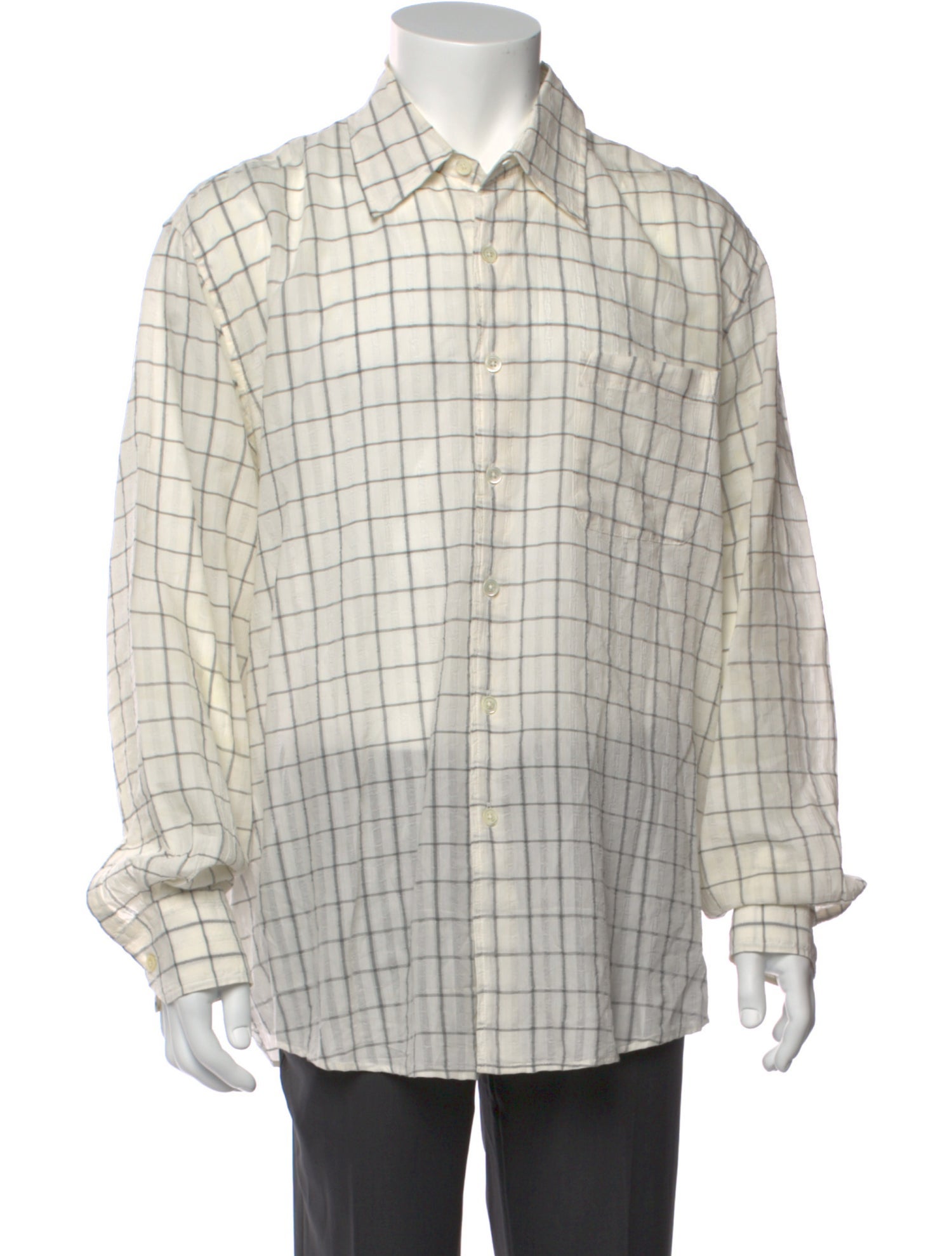 Our Legacy Plaid Print Long Sleeve Shirt
