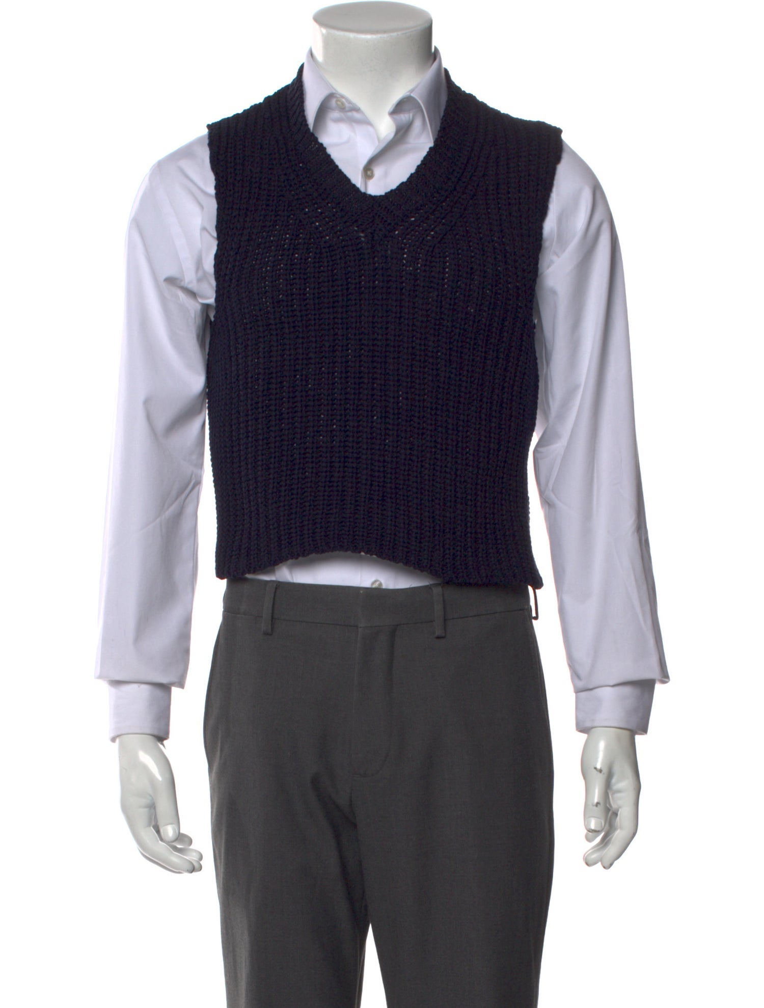 Our Legacy Colorblock Pattern V-Neck Henley