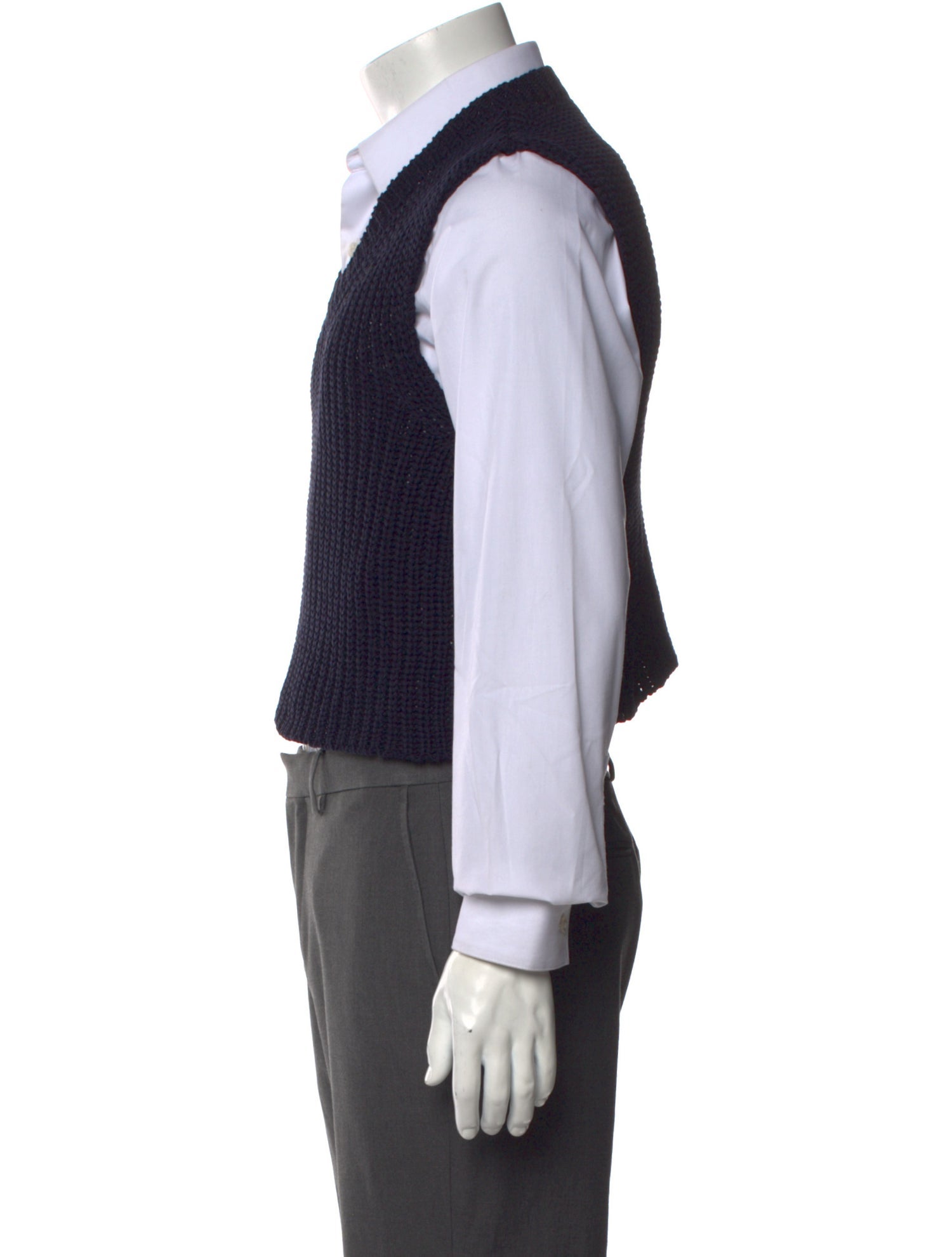 Our Legacy Colorblock Pattern V-Neck Henley