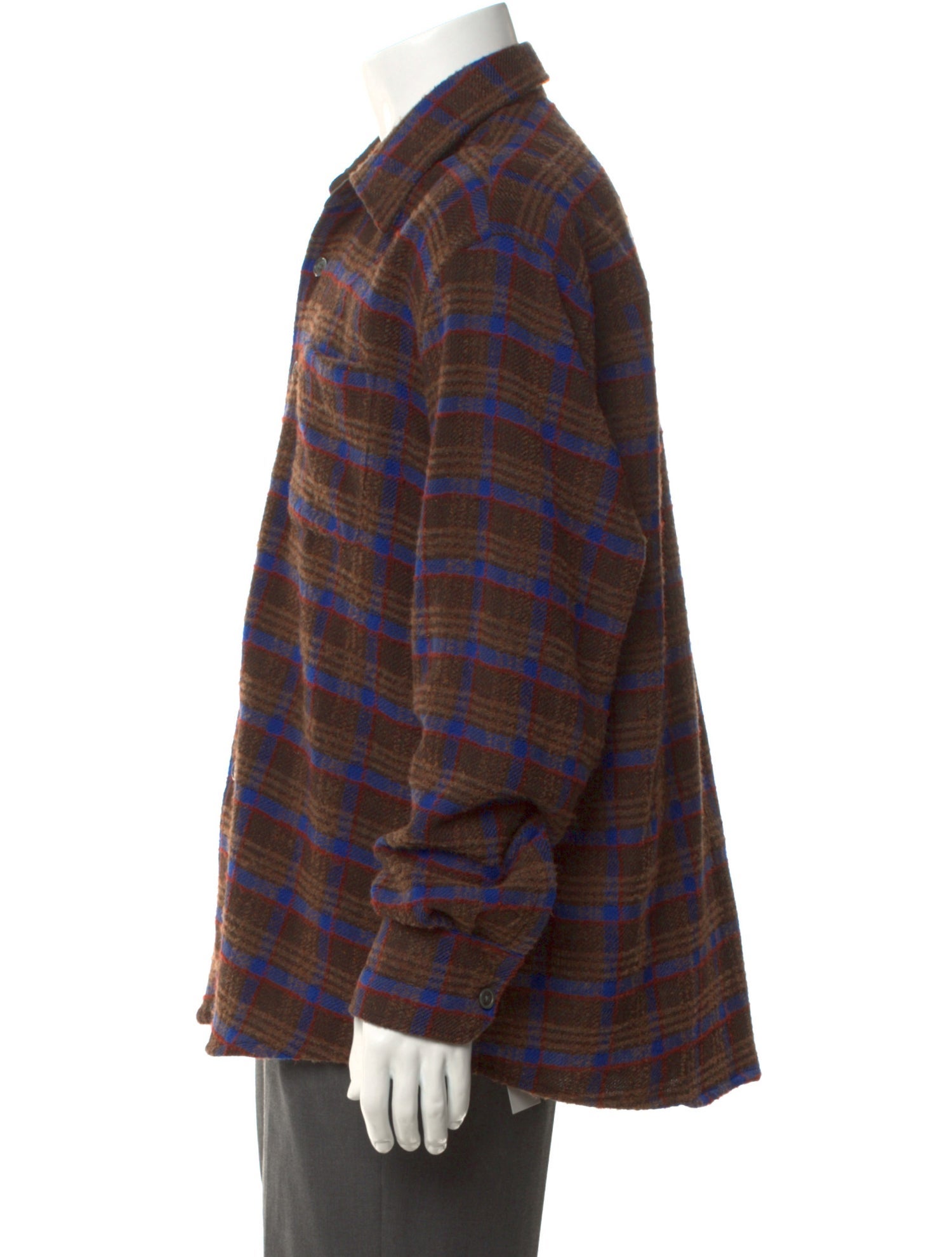 Our Legacy Plaid Print Long Sleeve Shirt