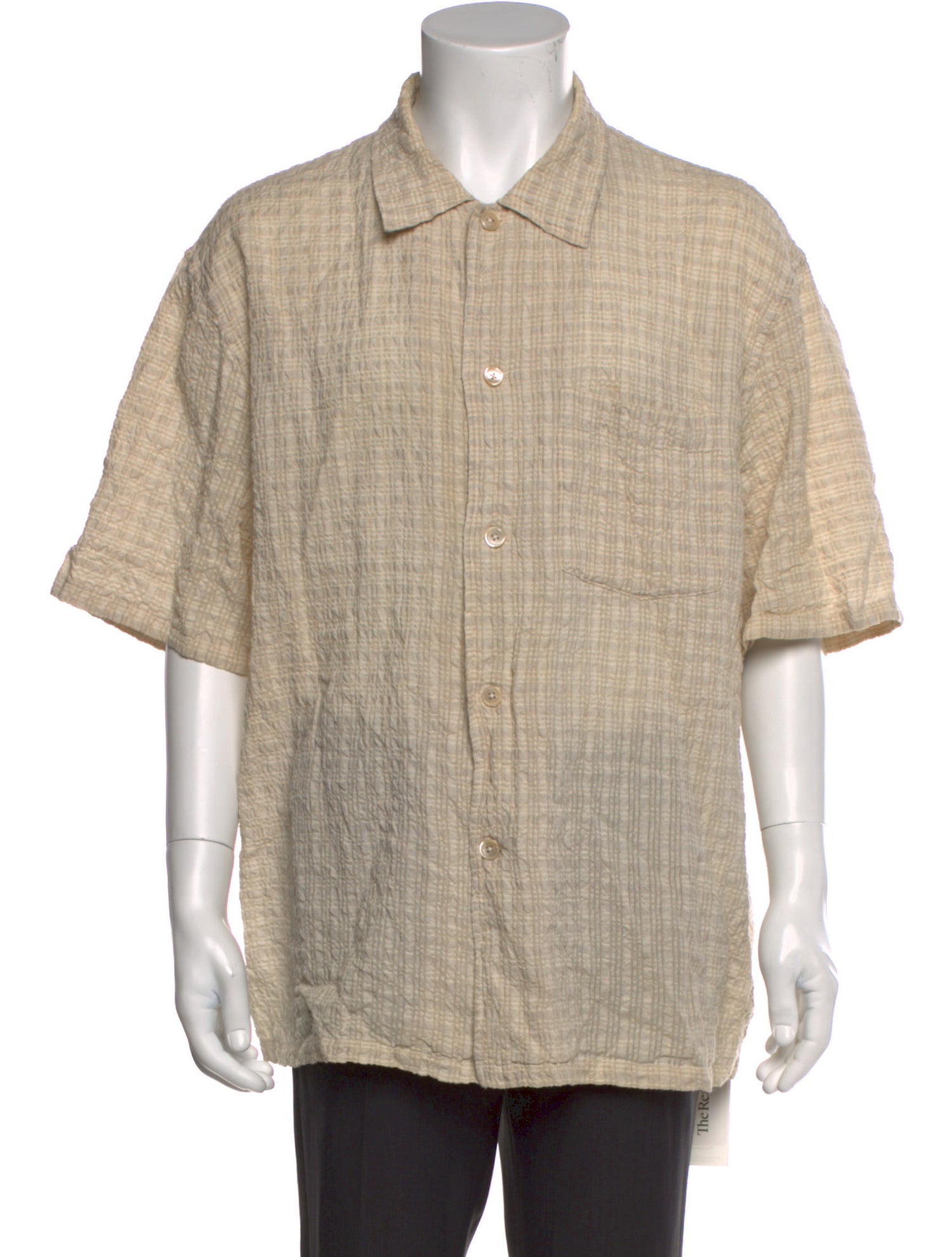Our Legacy Plaid Print Short Sleeve Shirt