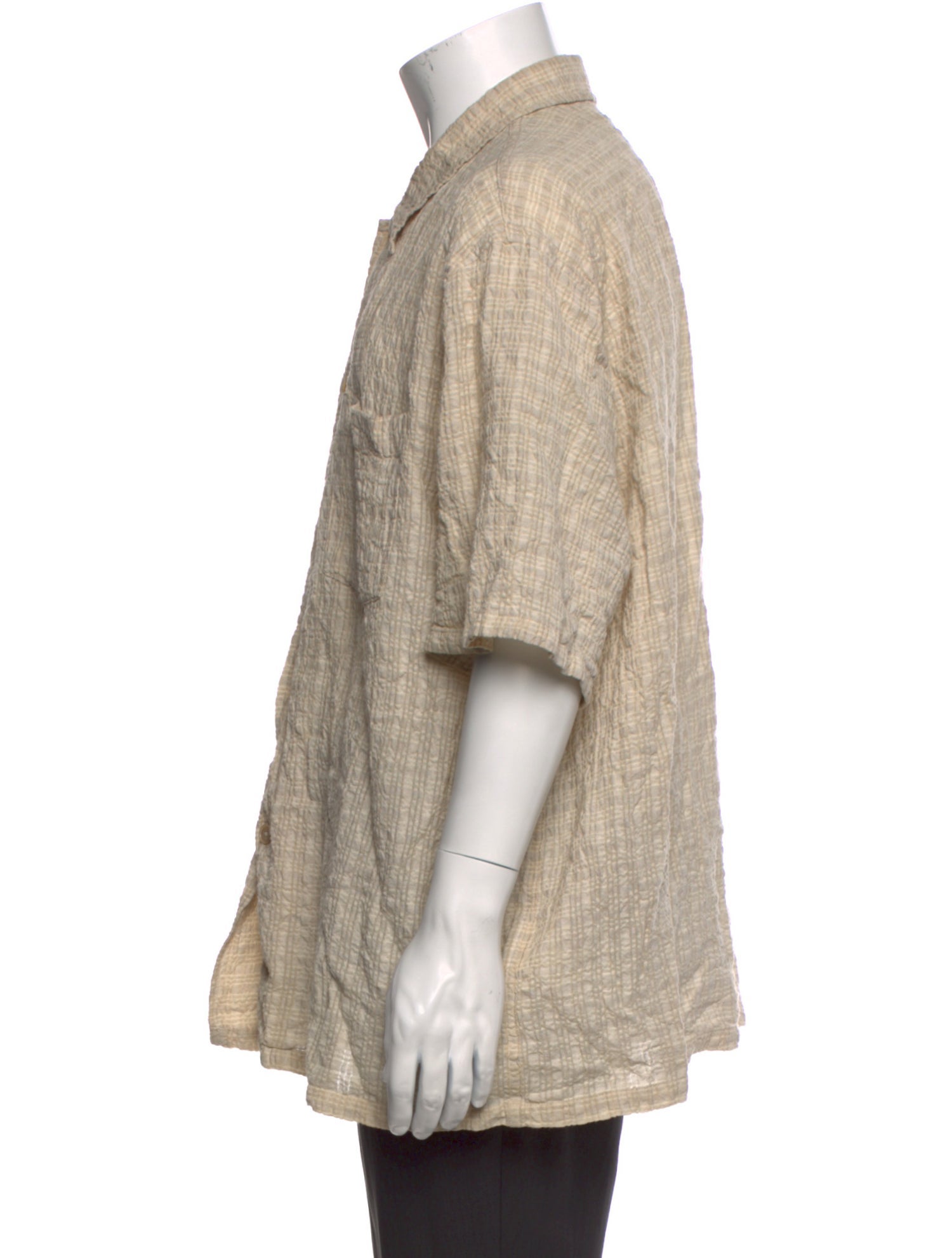 Our Legacy Plaid Print Short Sleeve Shirt