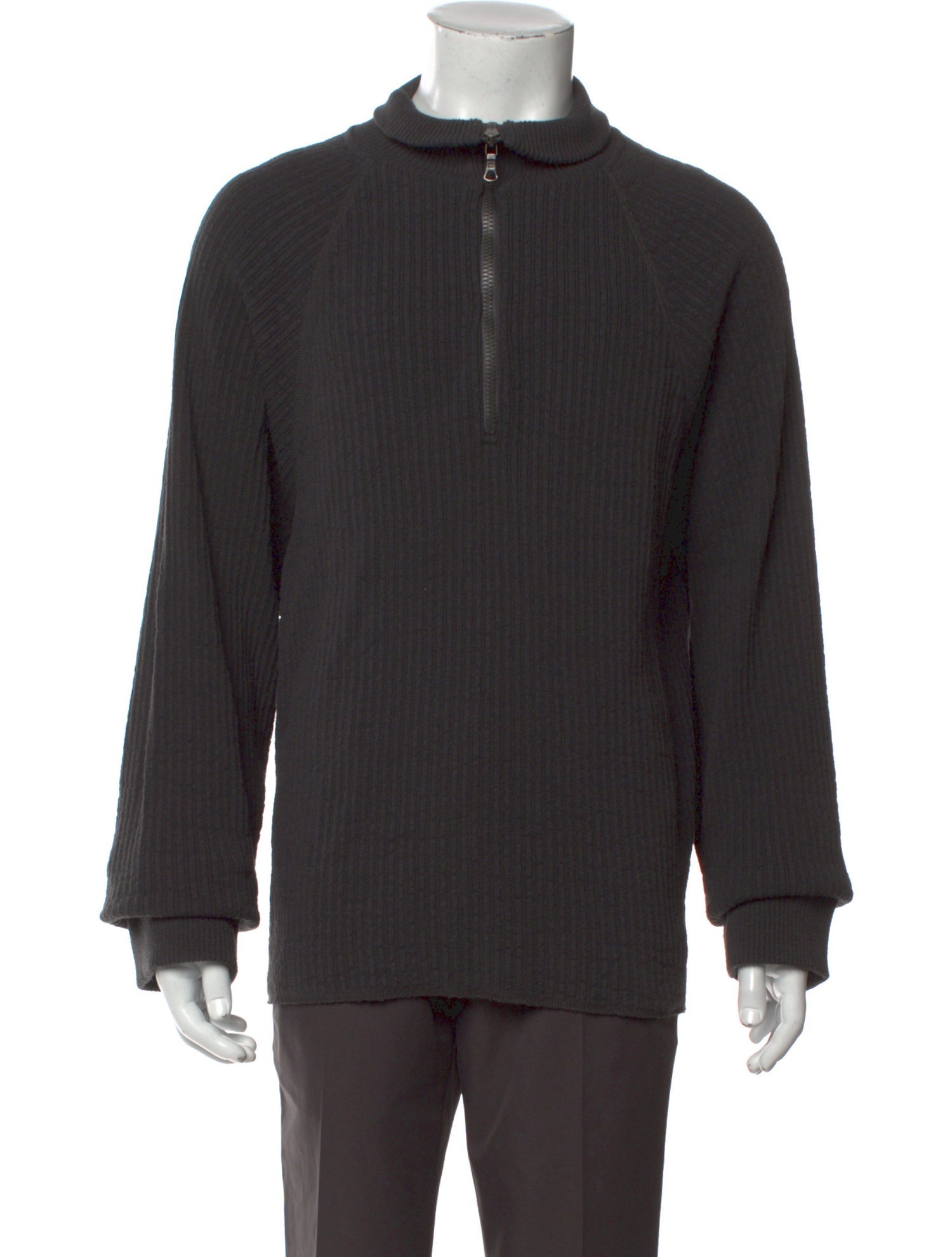 Our Legacy Silk Collar Polo Sweater