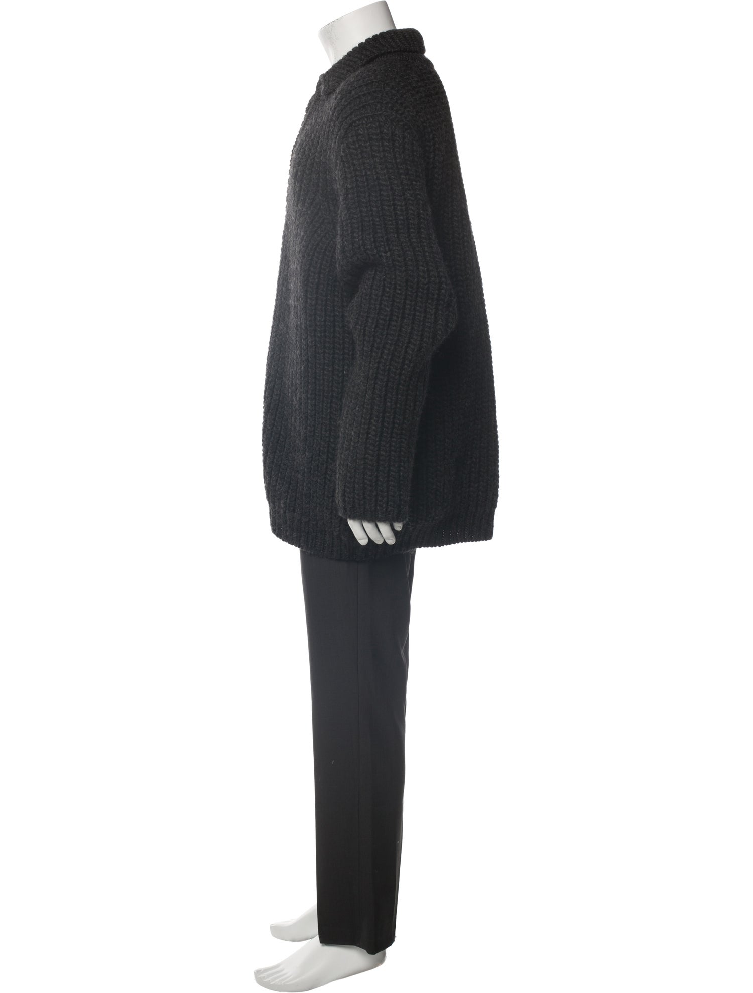 Our Legacy Virgin Wool Mock Neck Cardigan