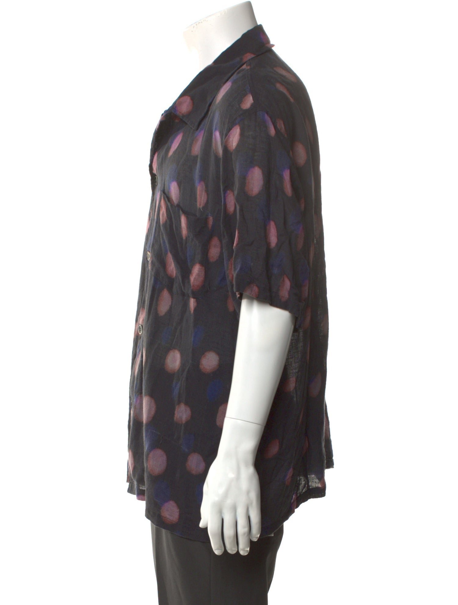 Our Legacy Polka Dot Print Short Sleeve Shirt