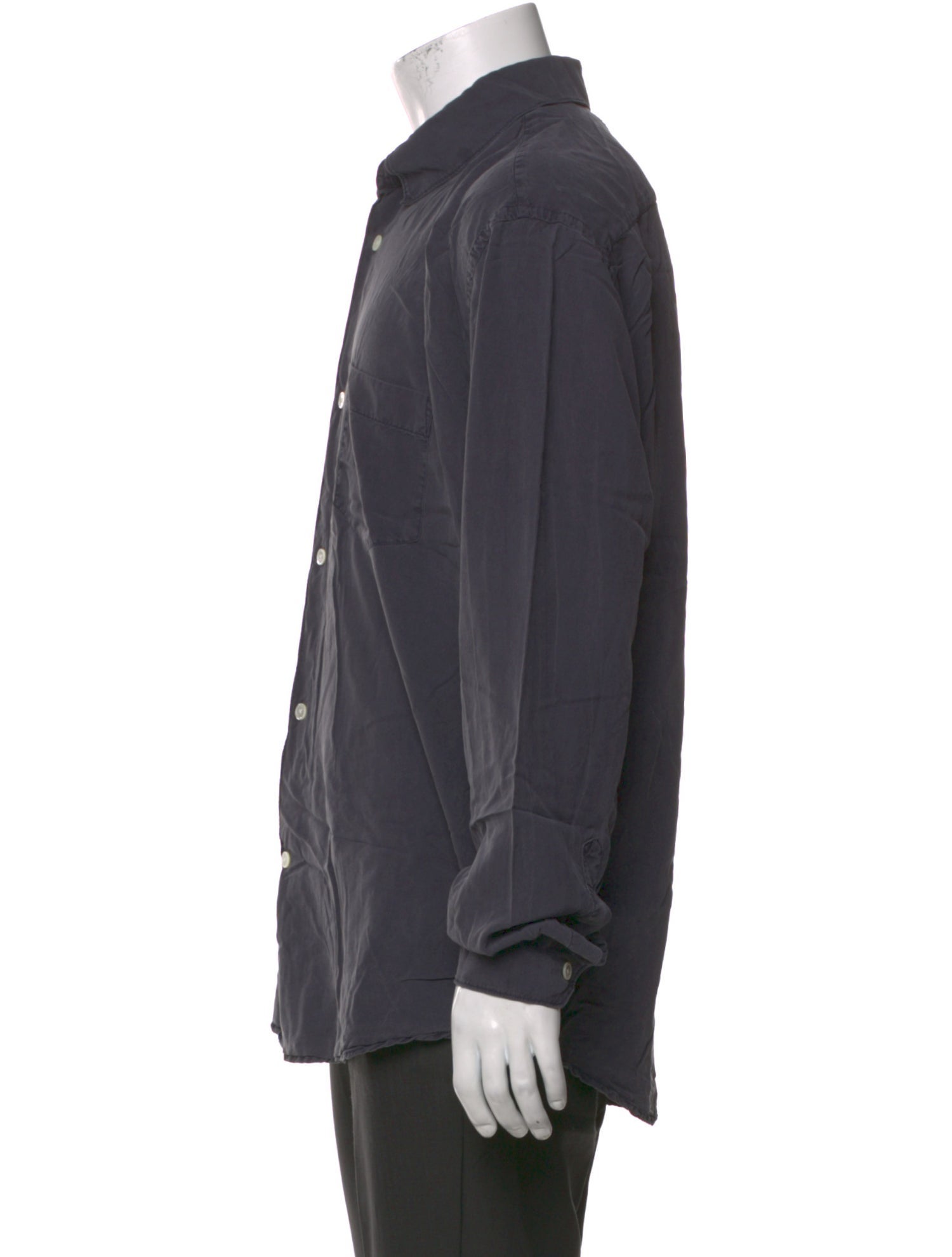 Our Legacy Silk Long Sleeve Dress Shirt