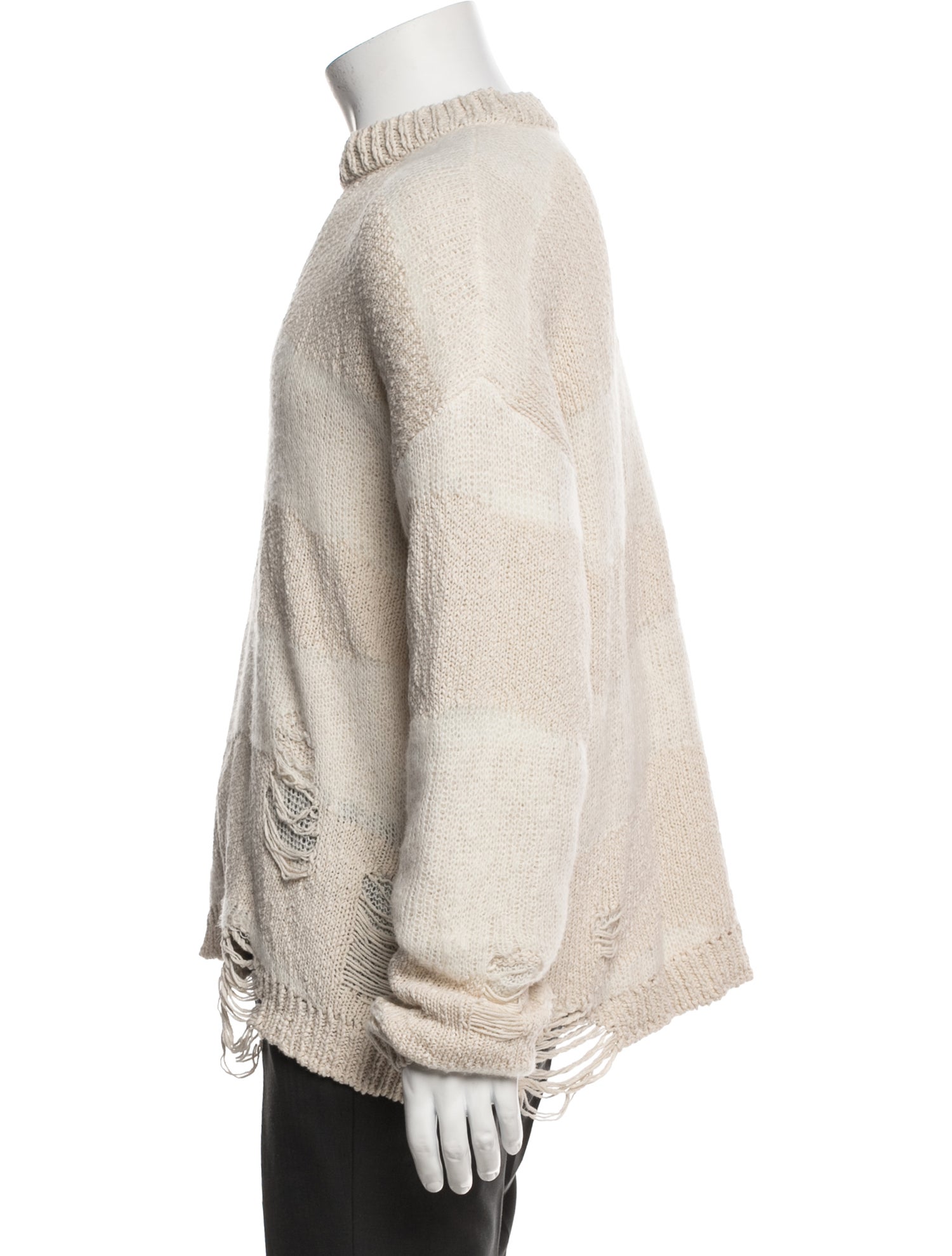 Our Legacy Colorblock Pattern Crew Neck Pullover