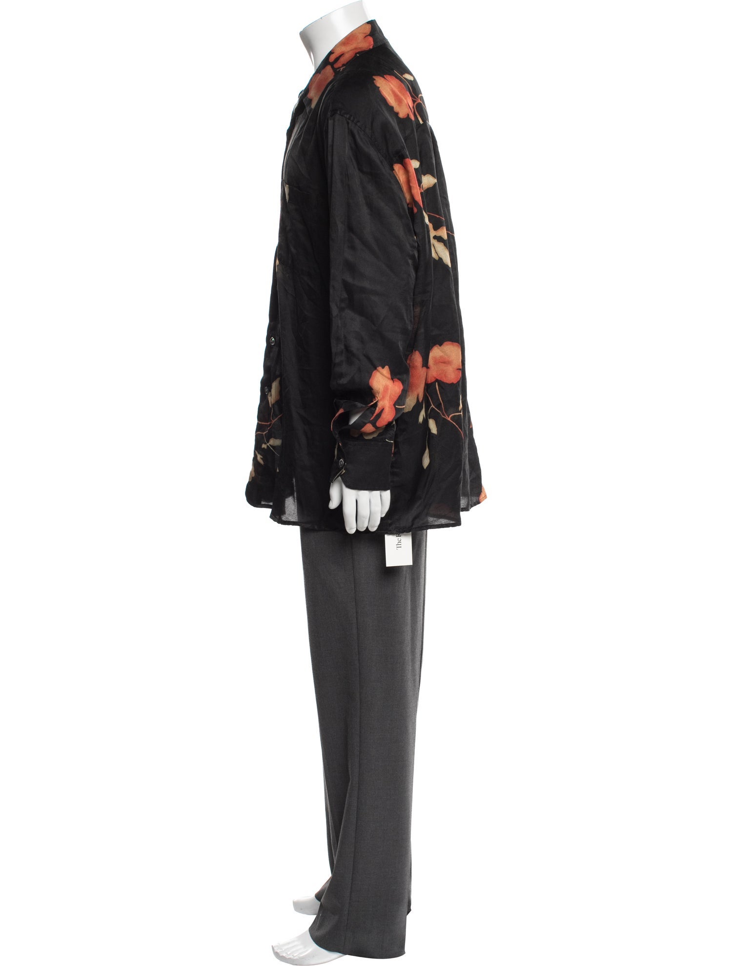 Our Legacy Floral Print Long Sleeve Dress Shirt