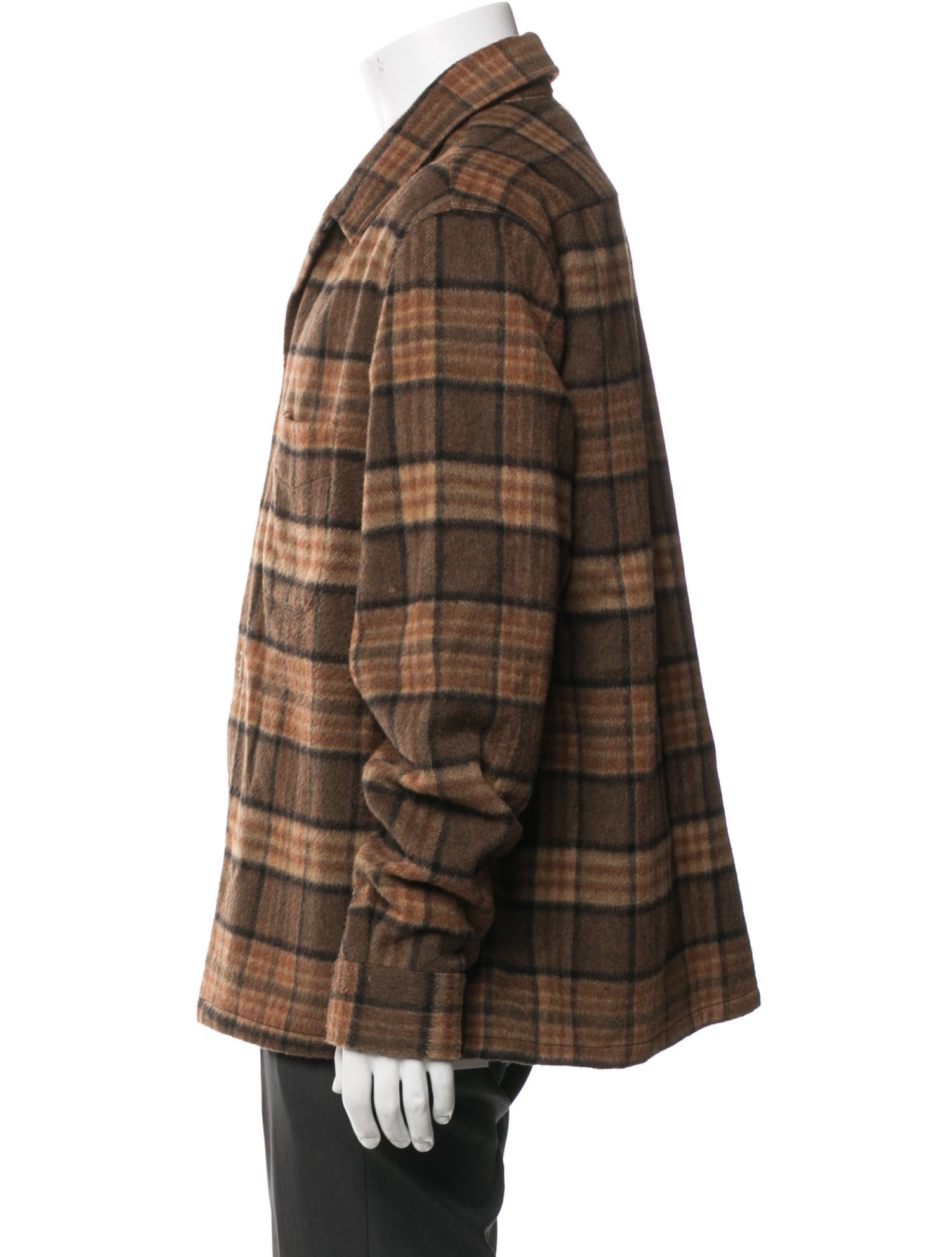 Our Legacy Wool Plaid Print Jacket