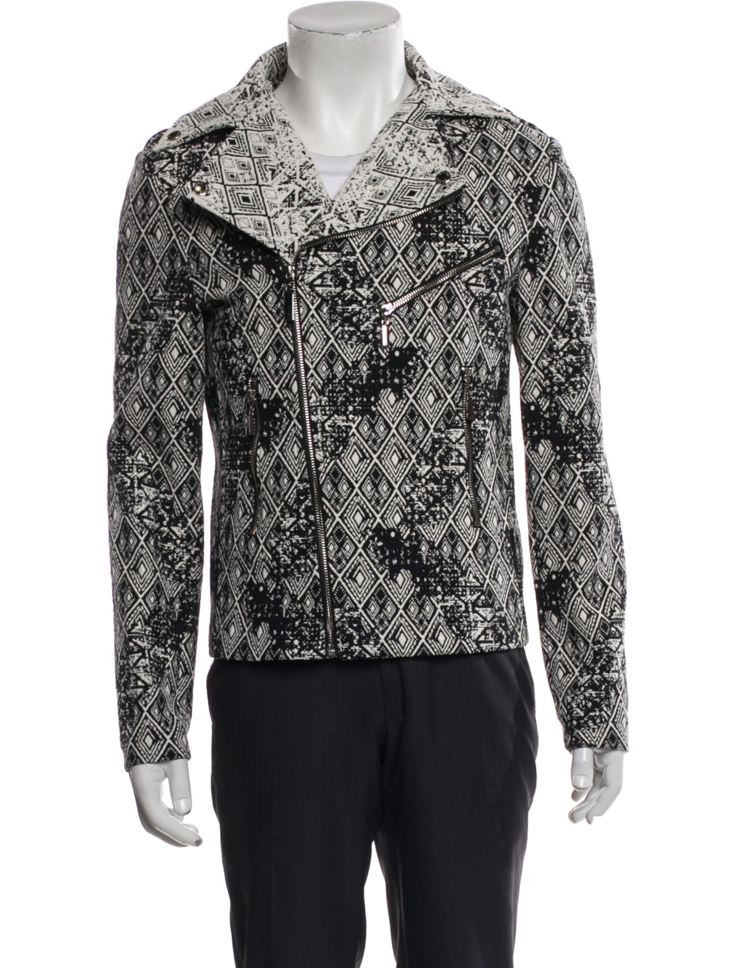 Orttu Printed Moto Jacket