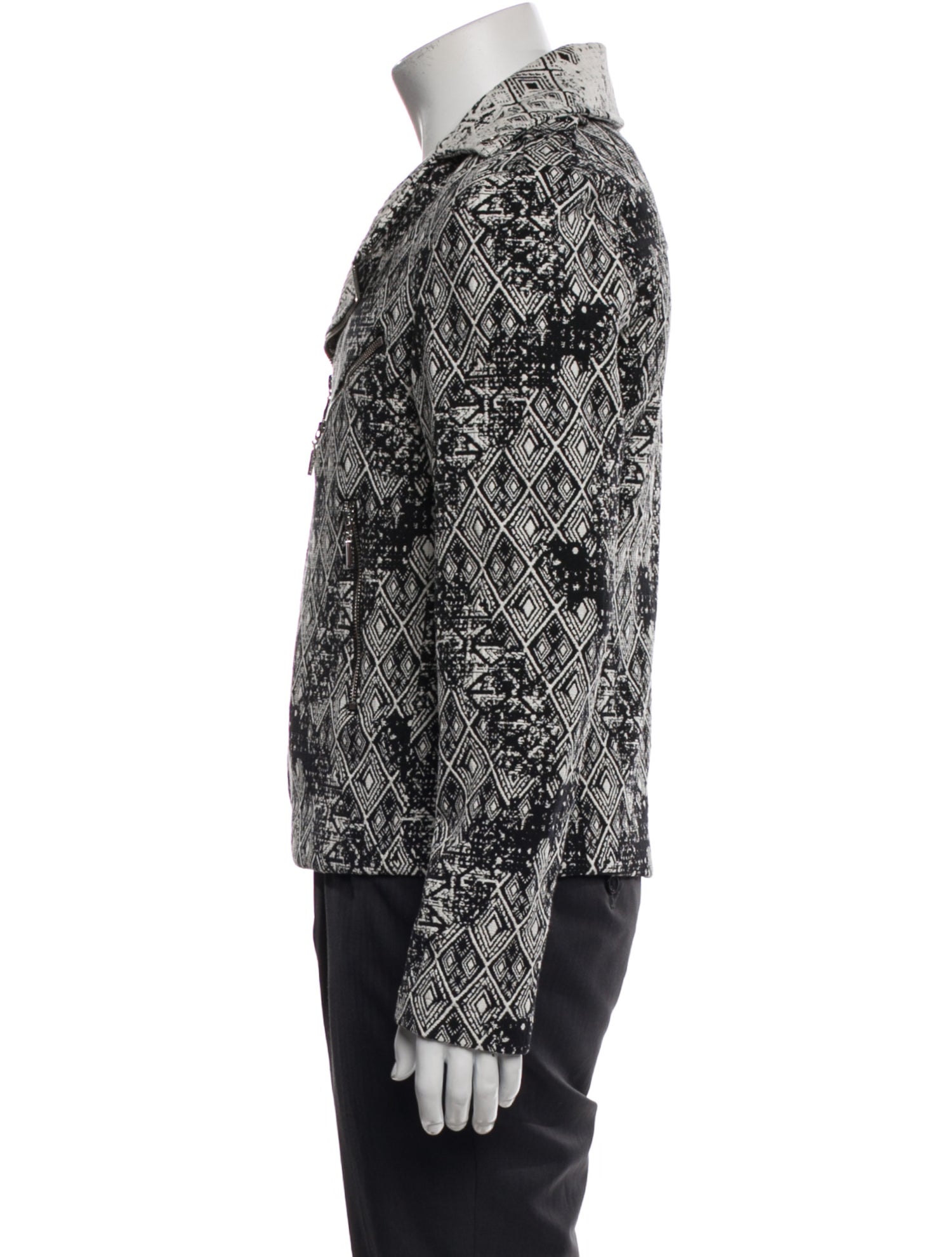 Orttu Printed Moto Jacket