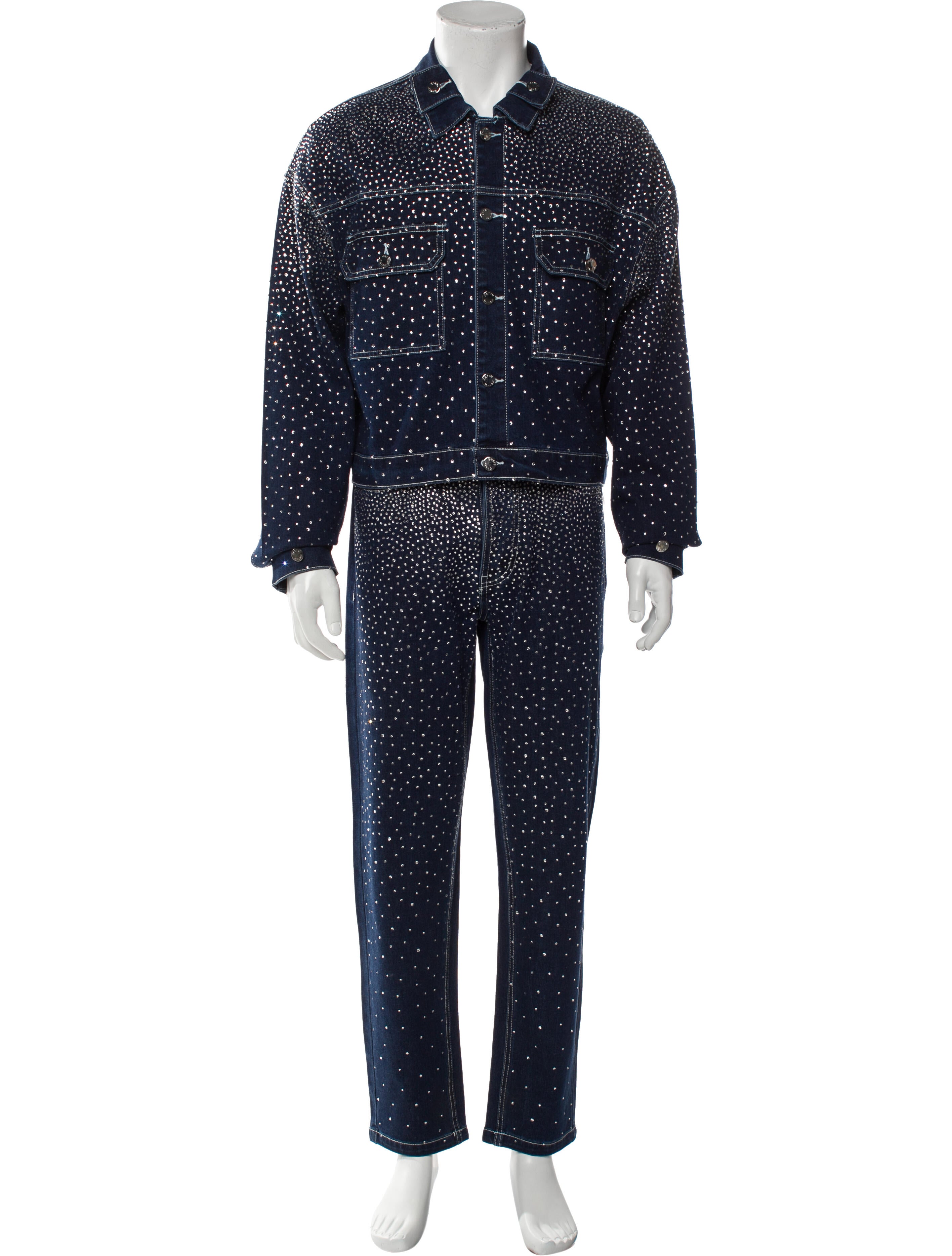 Orttu Denim Two-Piece Set