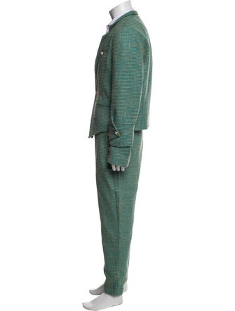 Orttu Tweed Pattern Two-Piece Suit