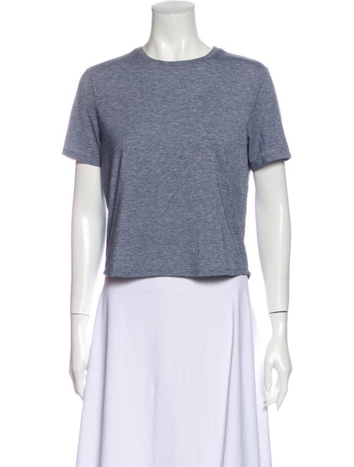 Outdoor Voices Crew Neck Short Sleeve T-Shirt Blue