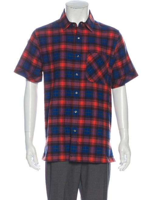 Ovadia & Sons 2019 Plaid Print Shirt Blue