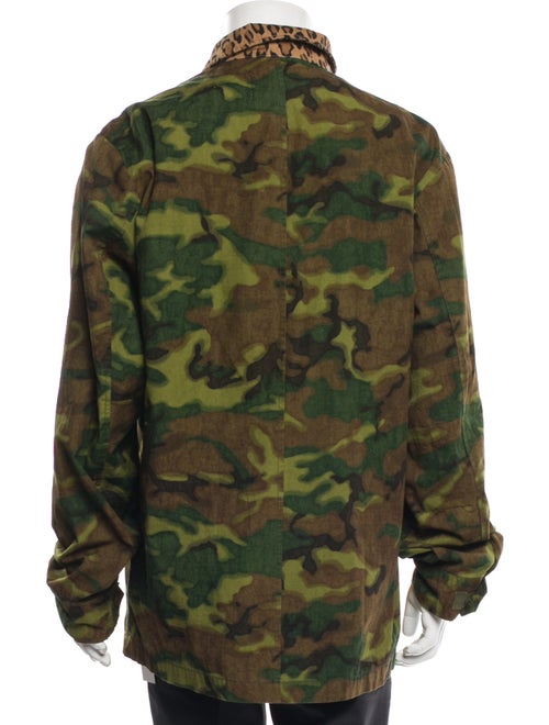 Ovadia & Sons Camouflage Print Utility Jacket