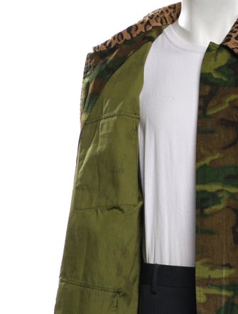 Ovadia & Sons Camouflage Print Utility Jacket