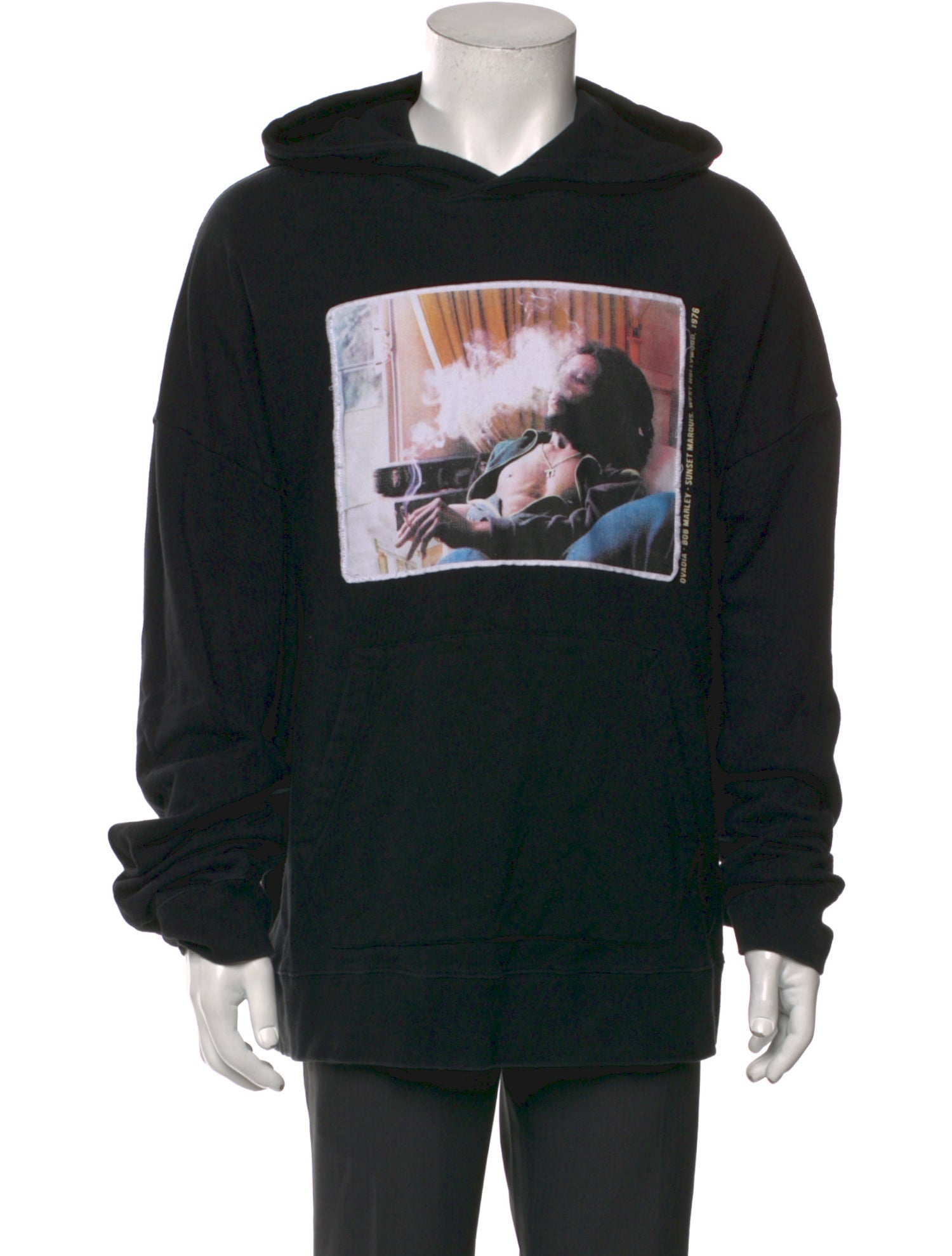 VIP【関税送料無料】希少 Gallery Dept. Art Dept Hoodie Gallery Dept. Graphic Print Crew Neck Hoodie - Grey