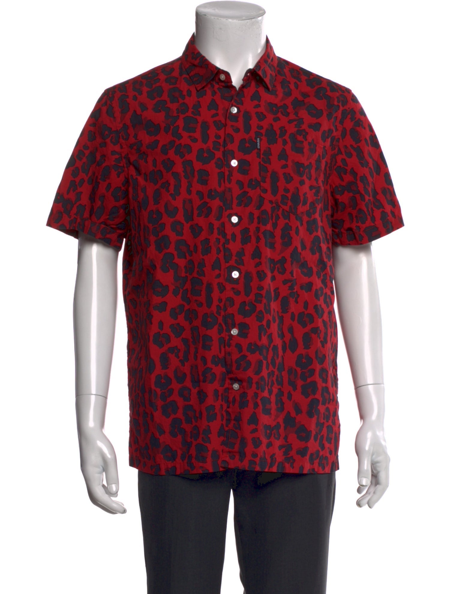 Ovadia & Sons Animal Print Short Sleeve Shirt