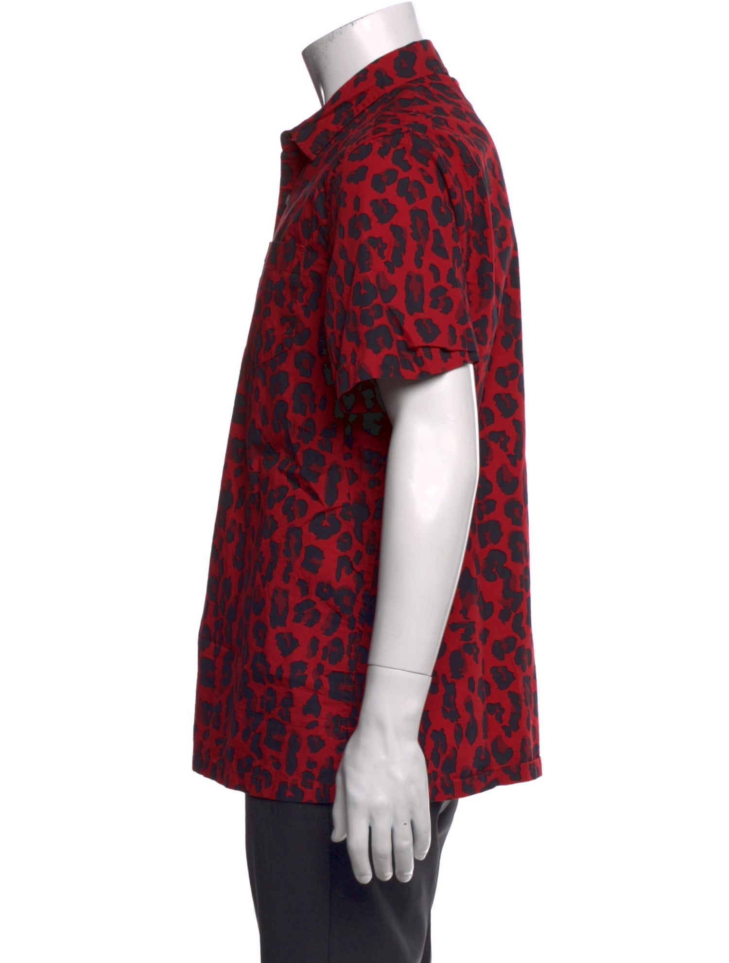 Ovadia & Sons Animal Print Short Sleeve Shirt