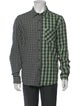 Ovadia & Sons Plaid Print Long Sleeve Shirt