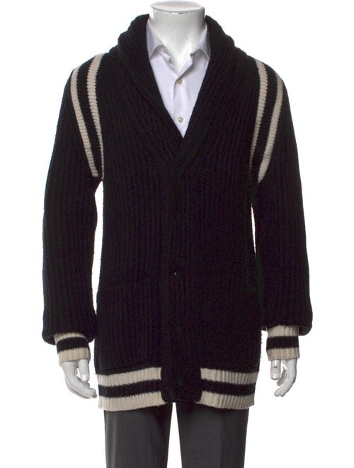 Ovadia & Sons Striped V-Neck Cardigan