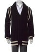 Ovadia & Sons Striped V-Neck Cardigan