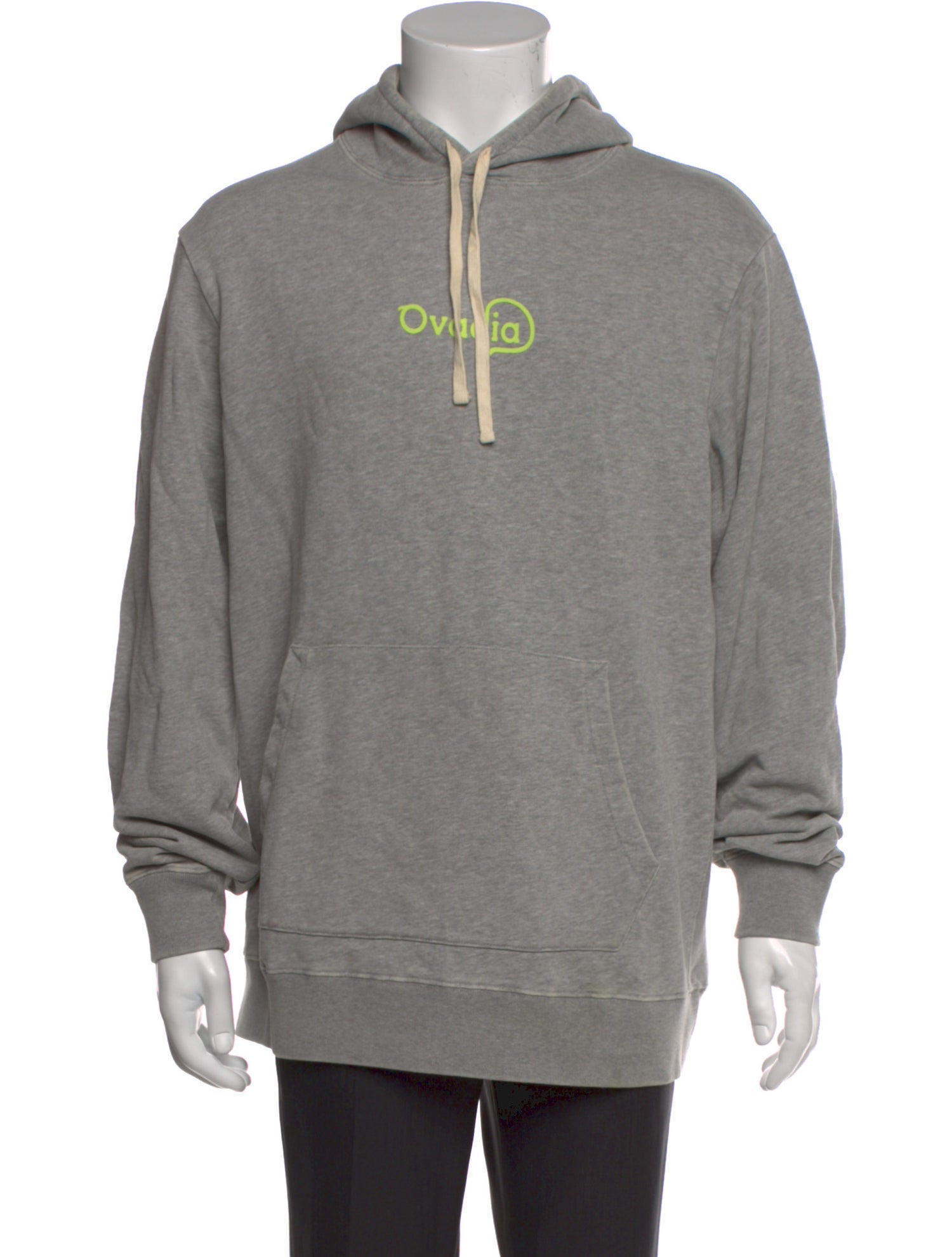 Ovadia & Sons Graphic Print V-Neck Hoodie