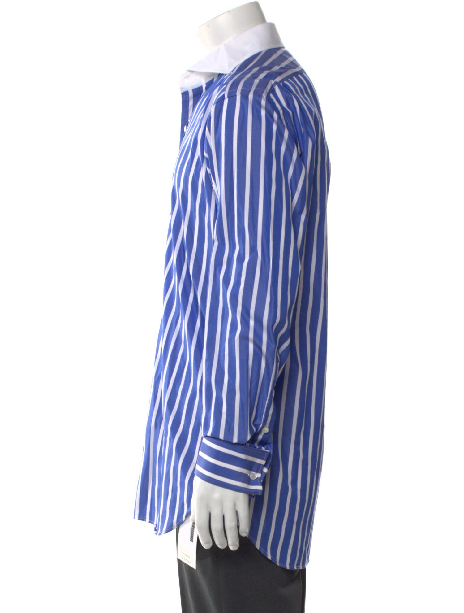 Ovadia & Sons Striped Long Sleeve Dress Shirt