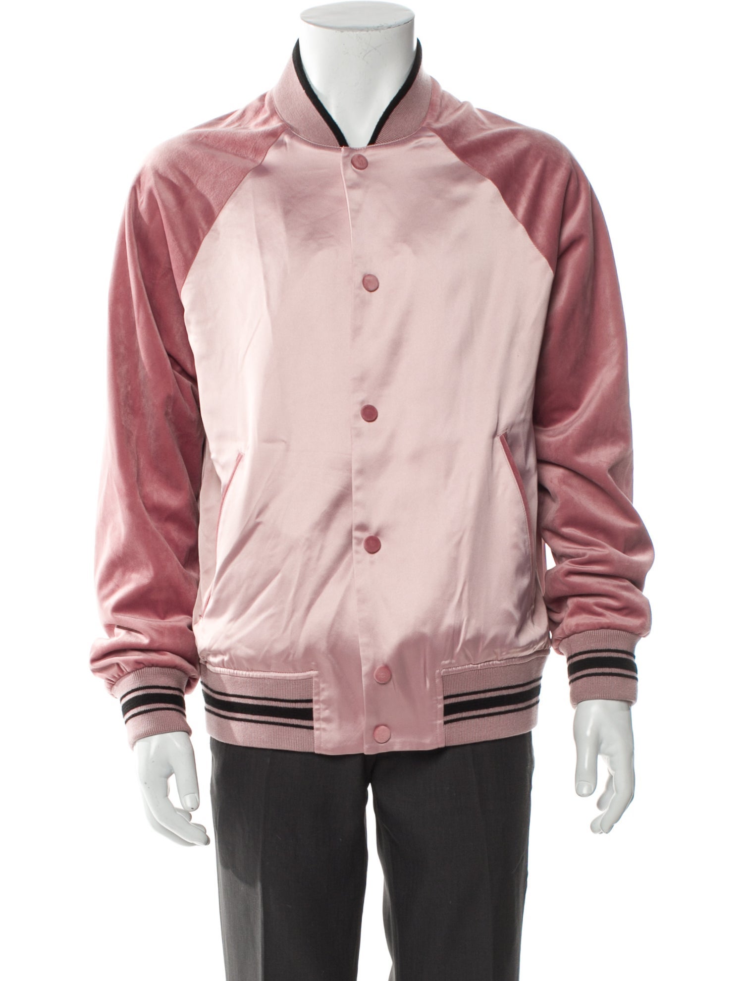 Ovadia & Sons Colorblock Pattern Bomber Jacket w/ Tags