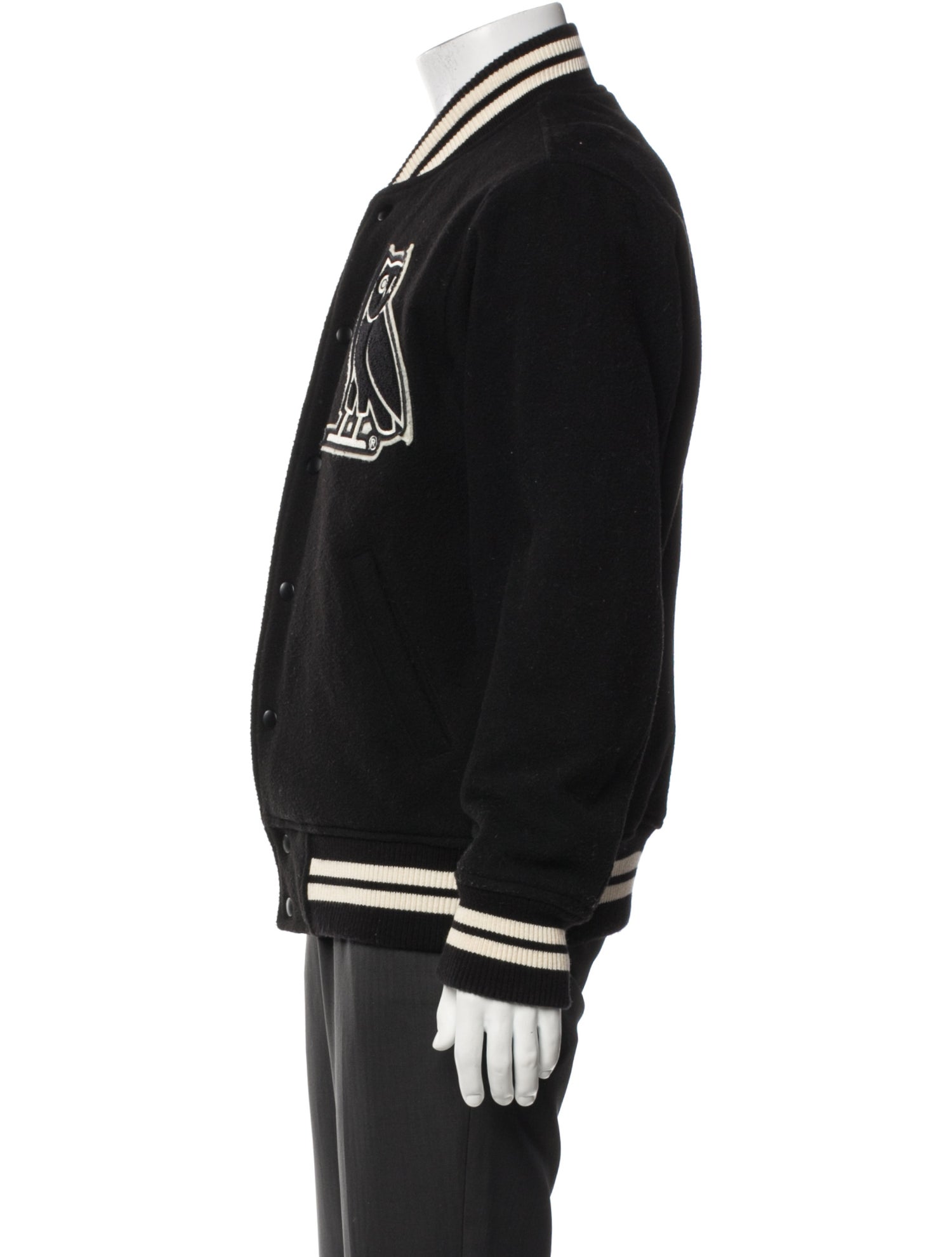 October’s Very Own Wool Striped Varsity Jacket