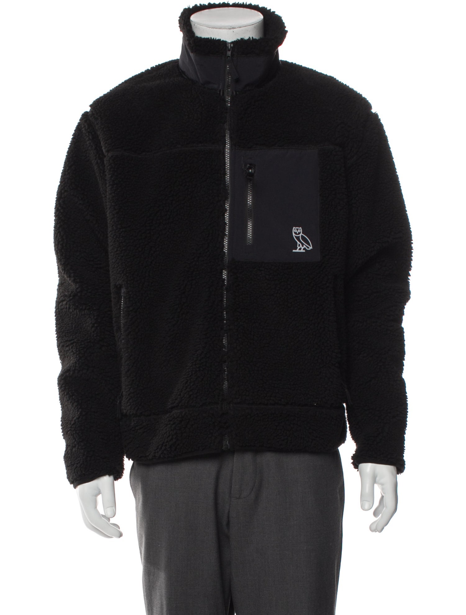 October’s Very Own Graphic Print Moto Jacket