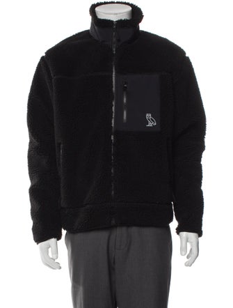 October’s Very Own Graphic Print Moto Jacket