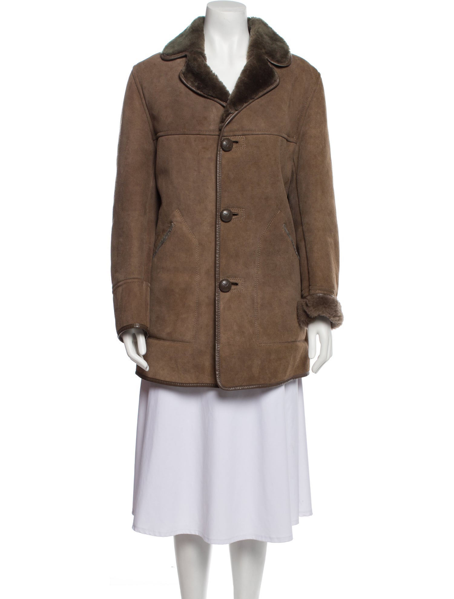 Owen Barry Fur Peacoat