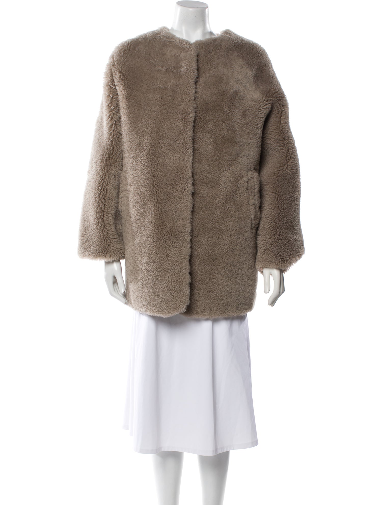 Owen Barry Shearling Fur Coat w/ Tags
