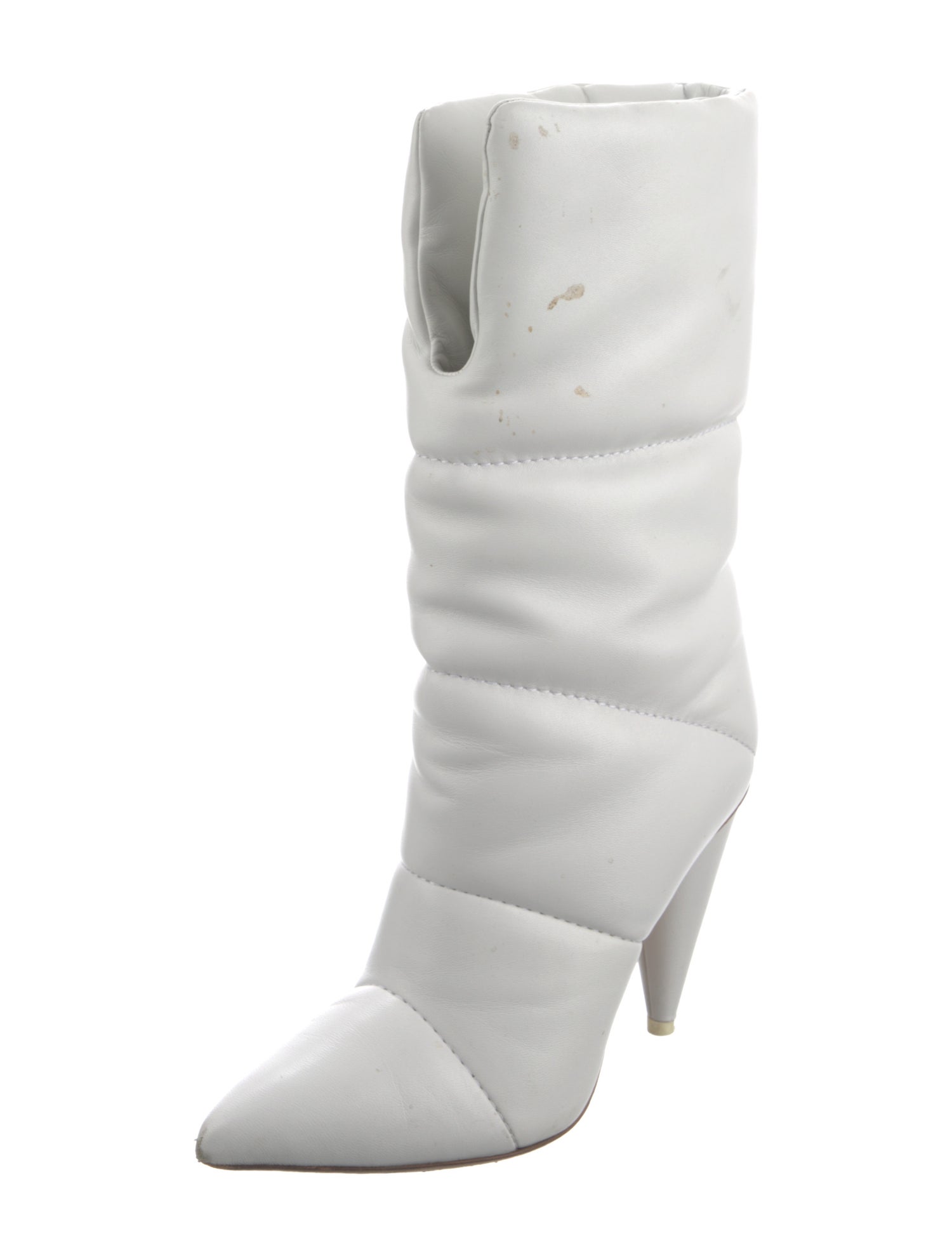 Off-White x Jimmy Choo Leather Boots