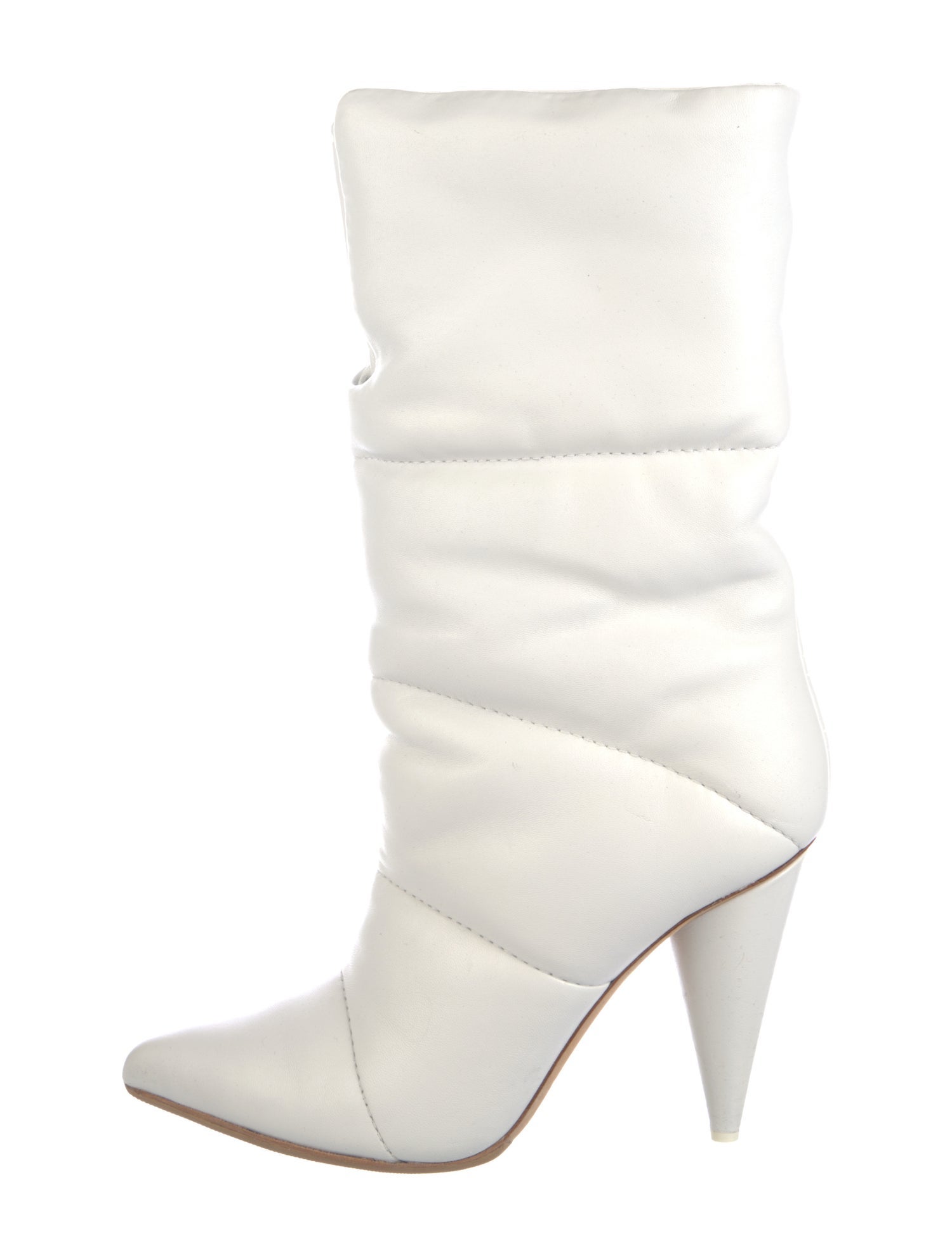 Off-White x Jimmy Choo Leather Slouch Boots