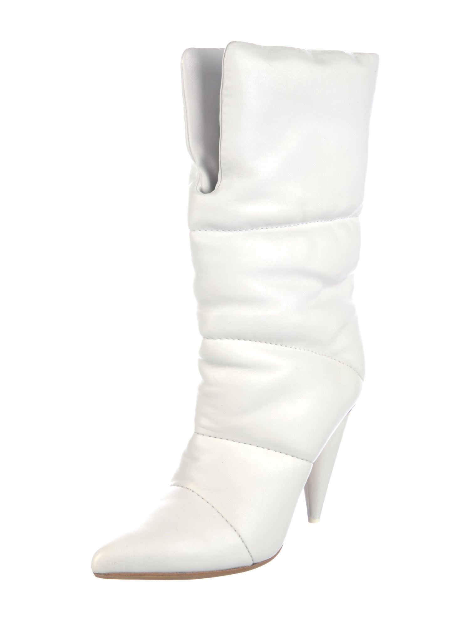 Off-White x Jimmy Choo Leather Slouch Boots