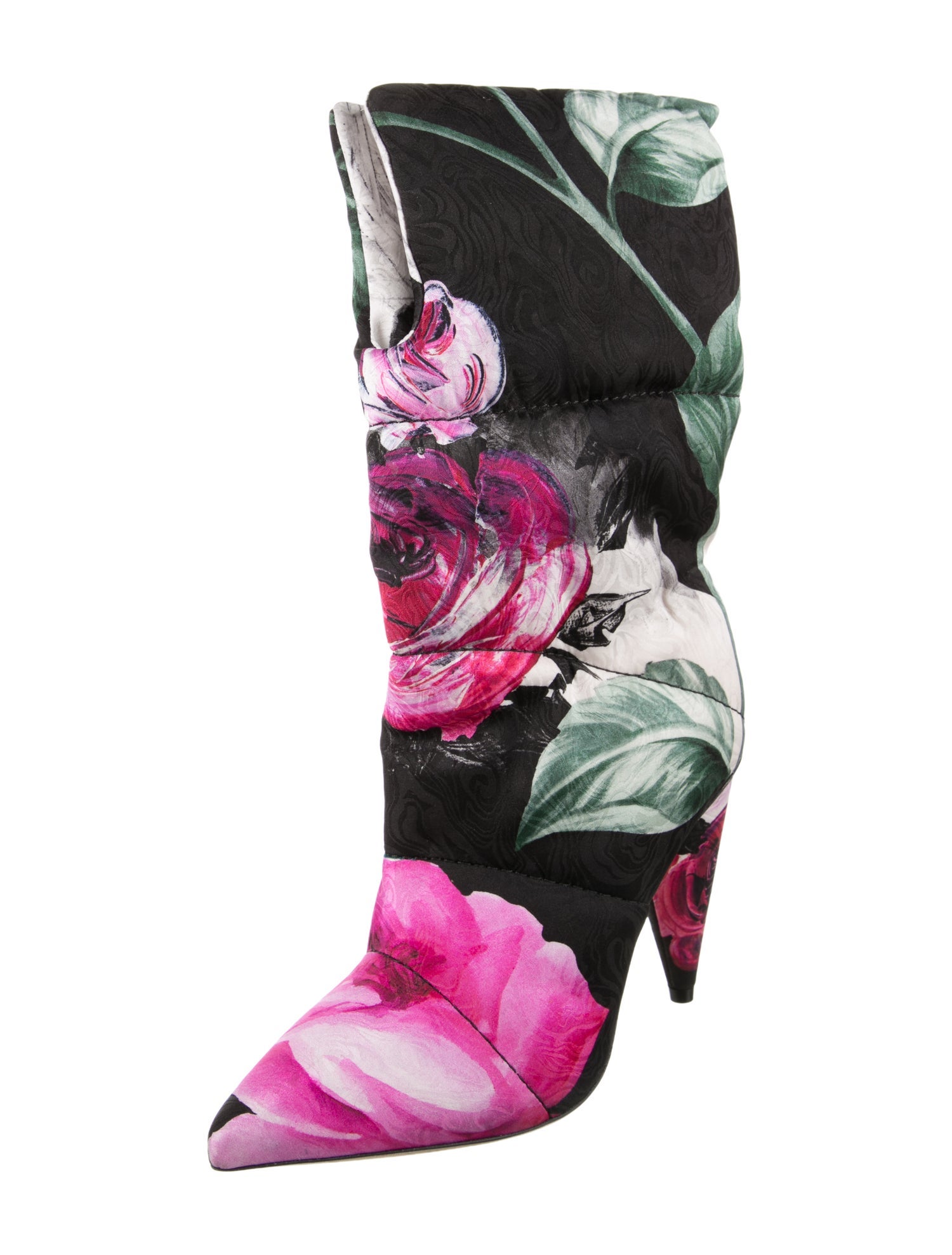 Off-White x Jimmy Choo Sara 100 Floral Print Sock Boots