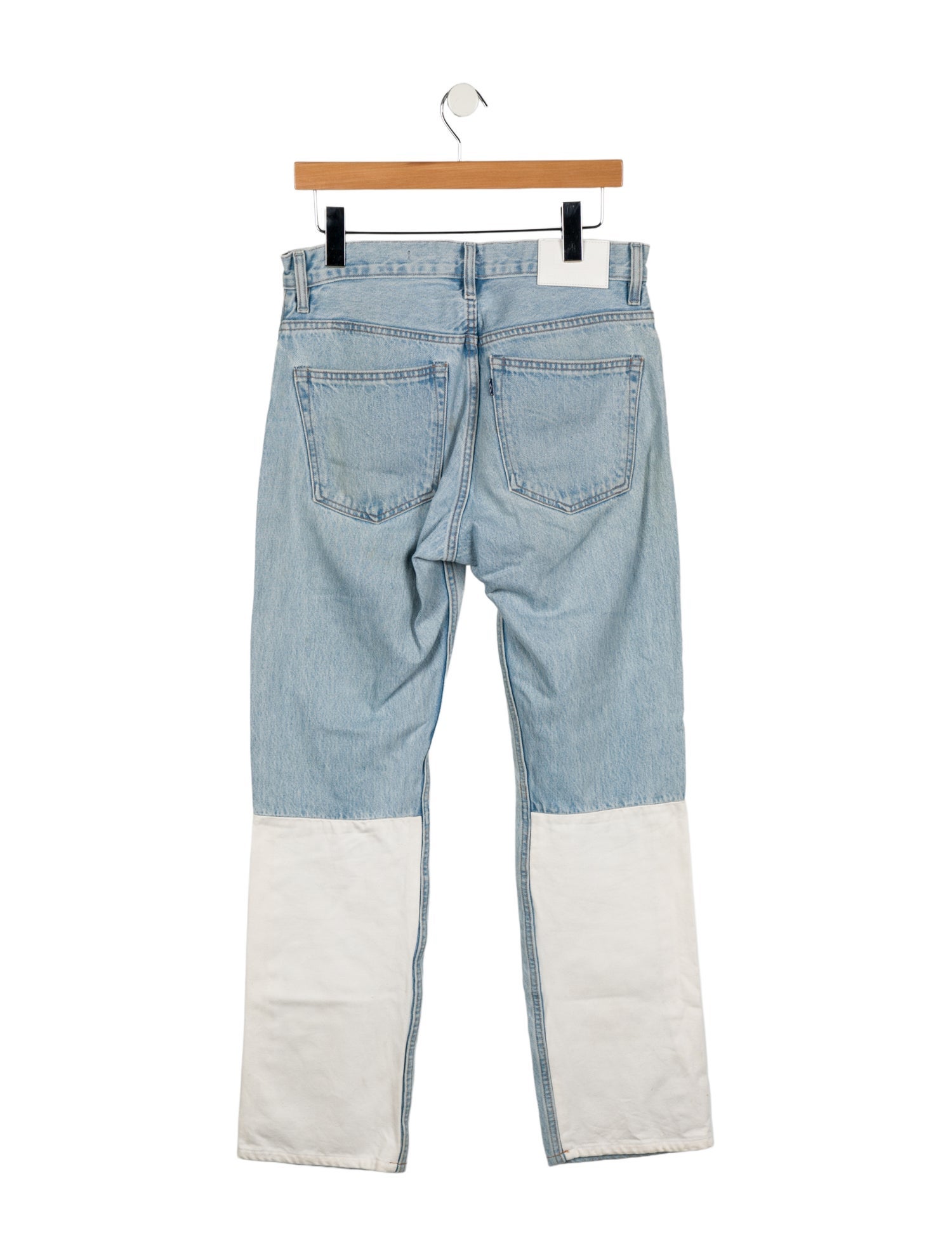 Off-White x Levi's High-Rise Straight Leg Jeans