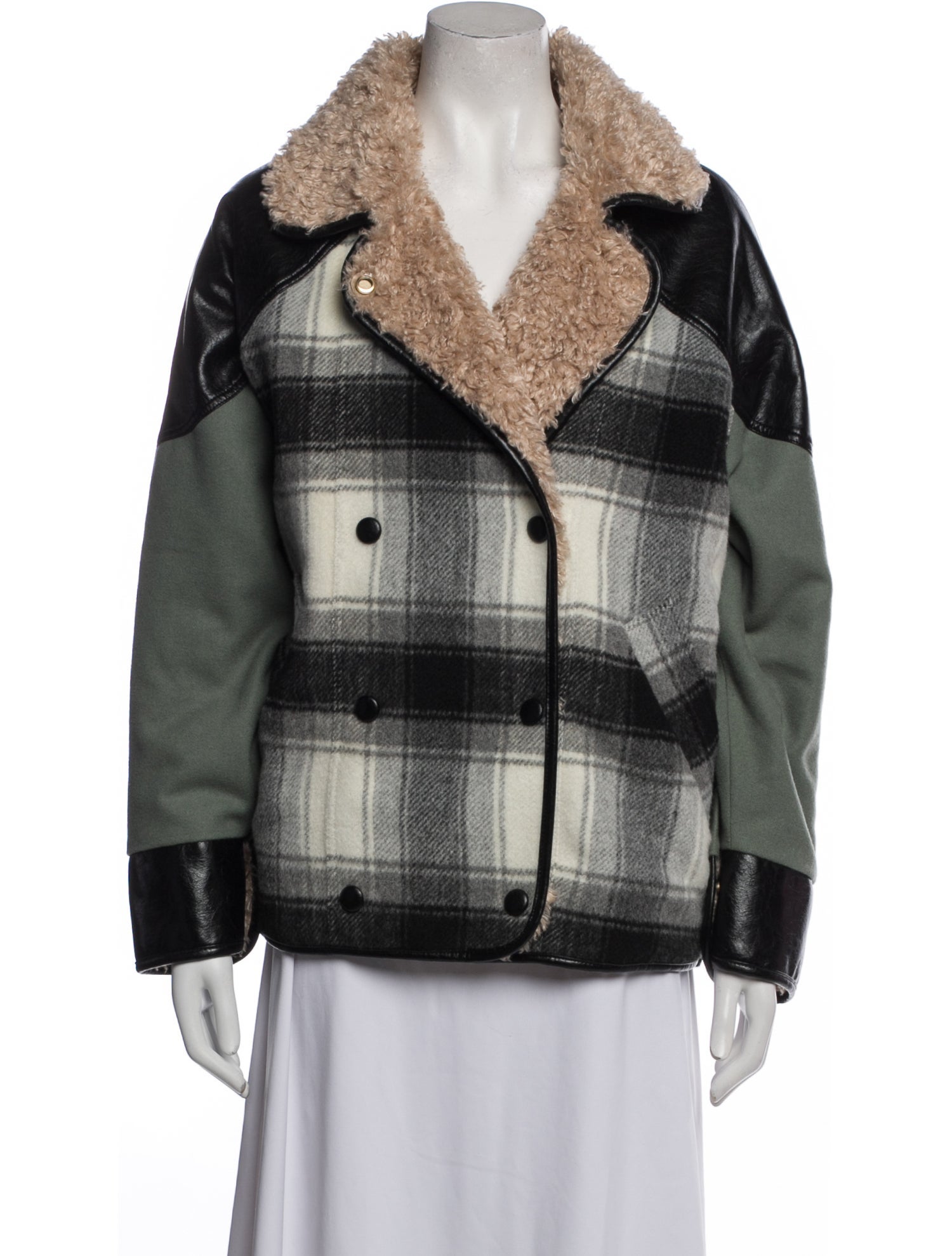 Oof Wear Plaid Print Jacket w/ Tags